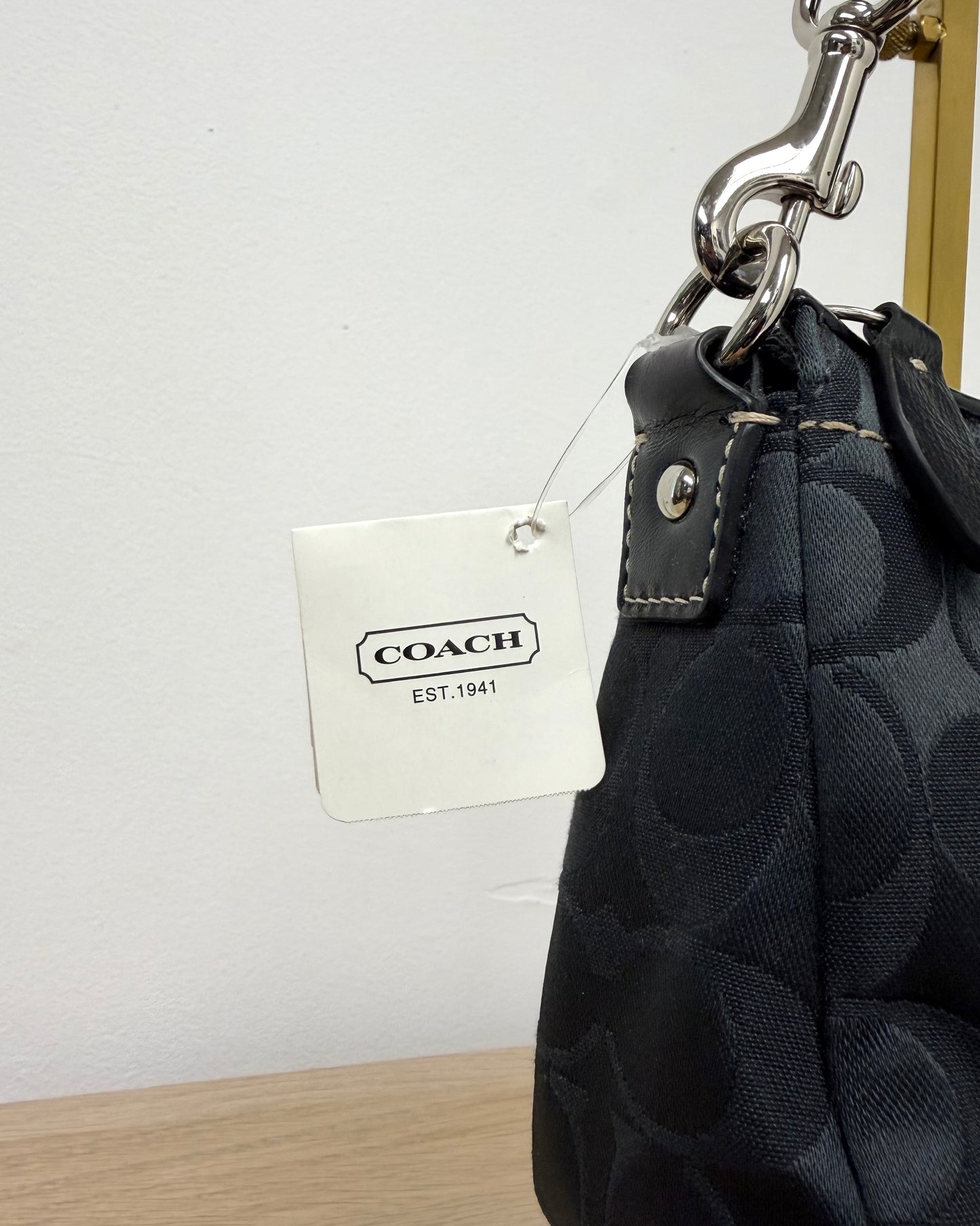 Vintage Coach Legacy Hampton baguette handbag