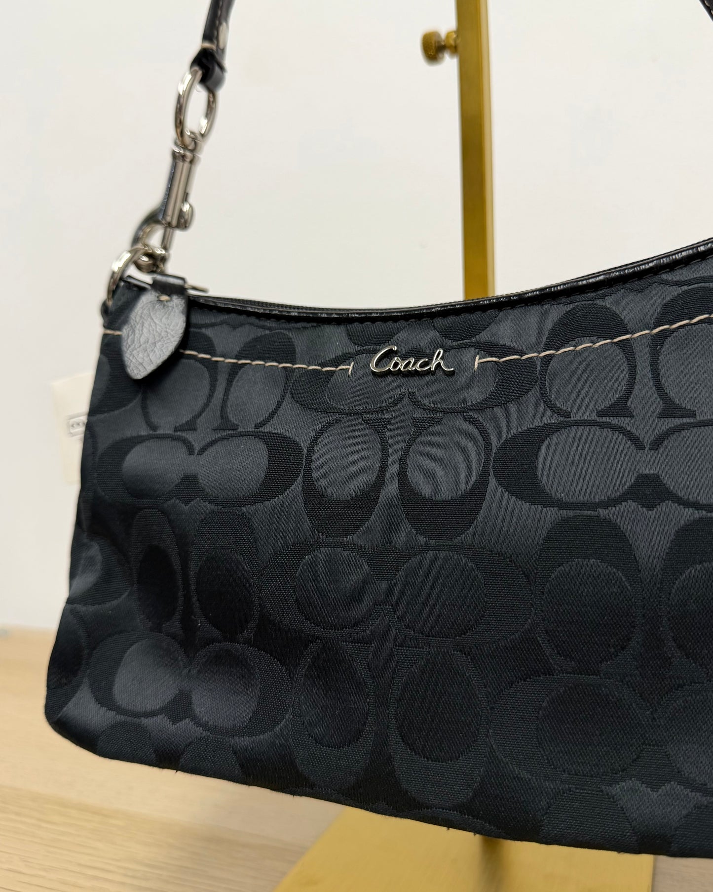 Vintage Coach Legacy Hampton baguette handbag