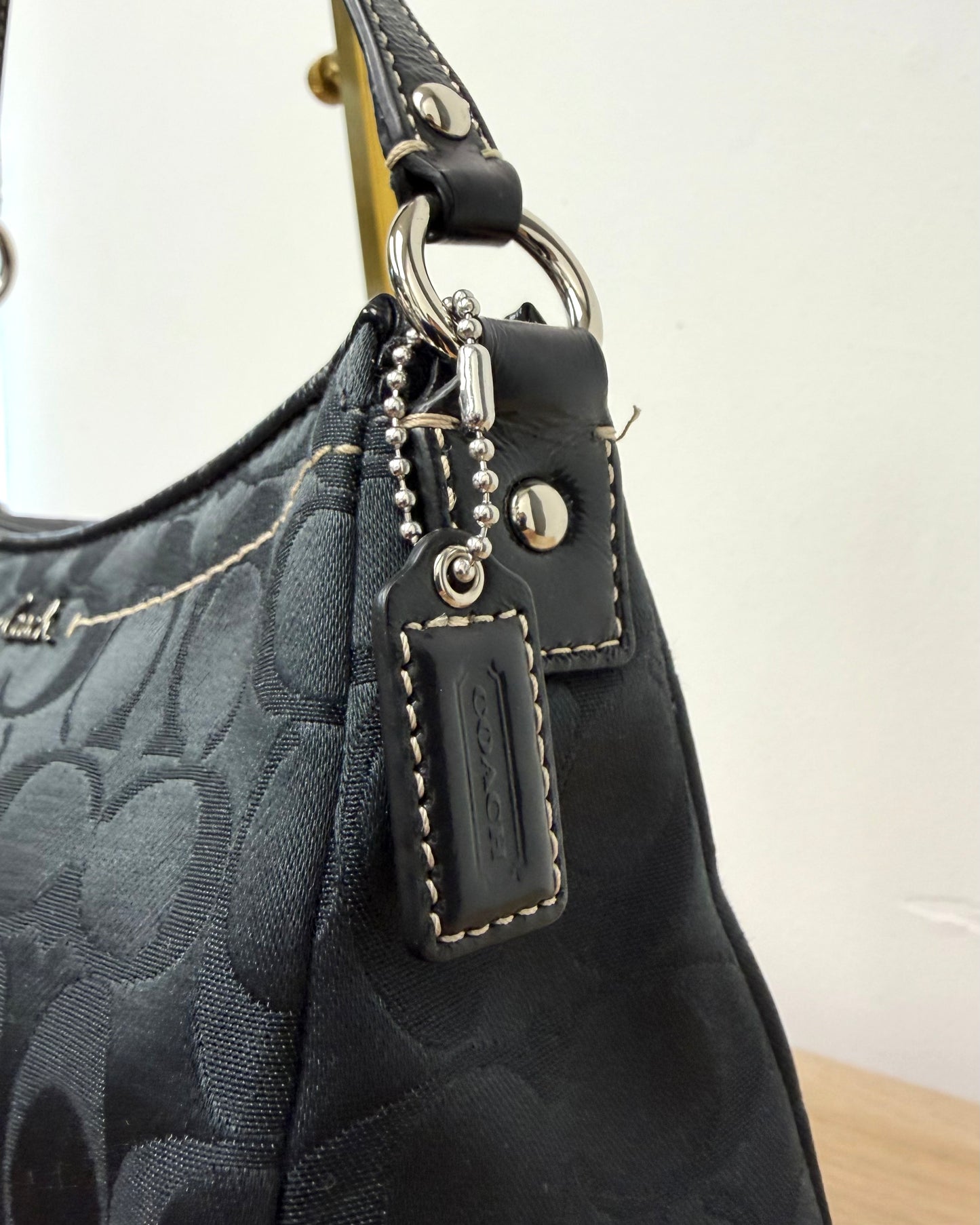 Vintage Coach Legacy Hampton baguette handbag