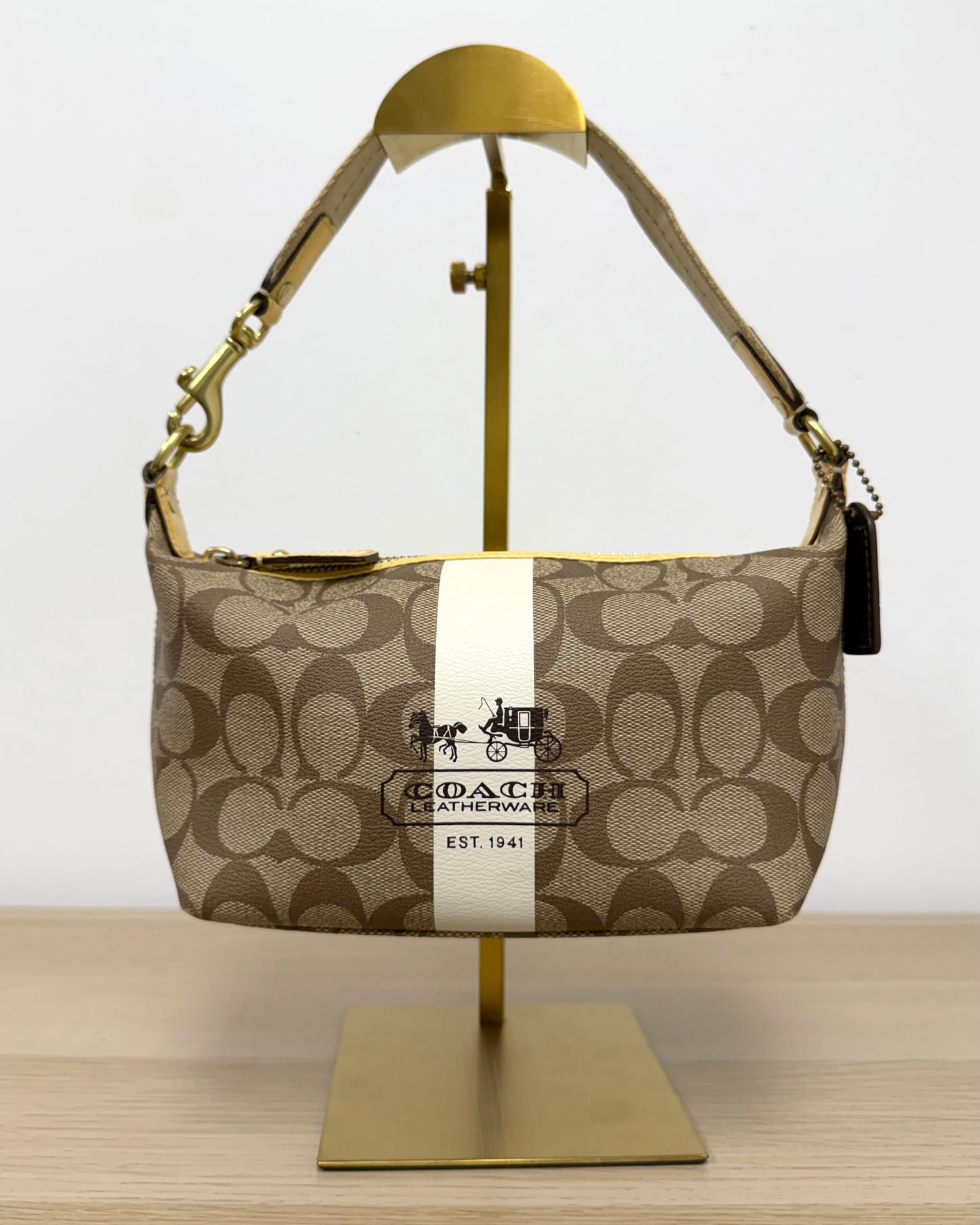 Coach Heritage Stripe handbag
