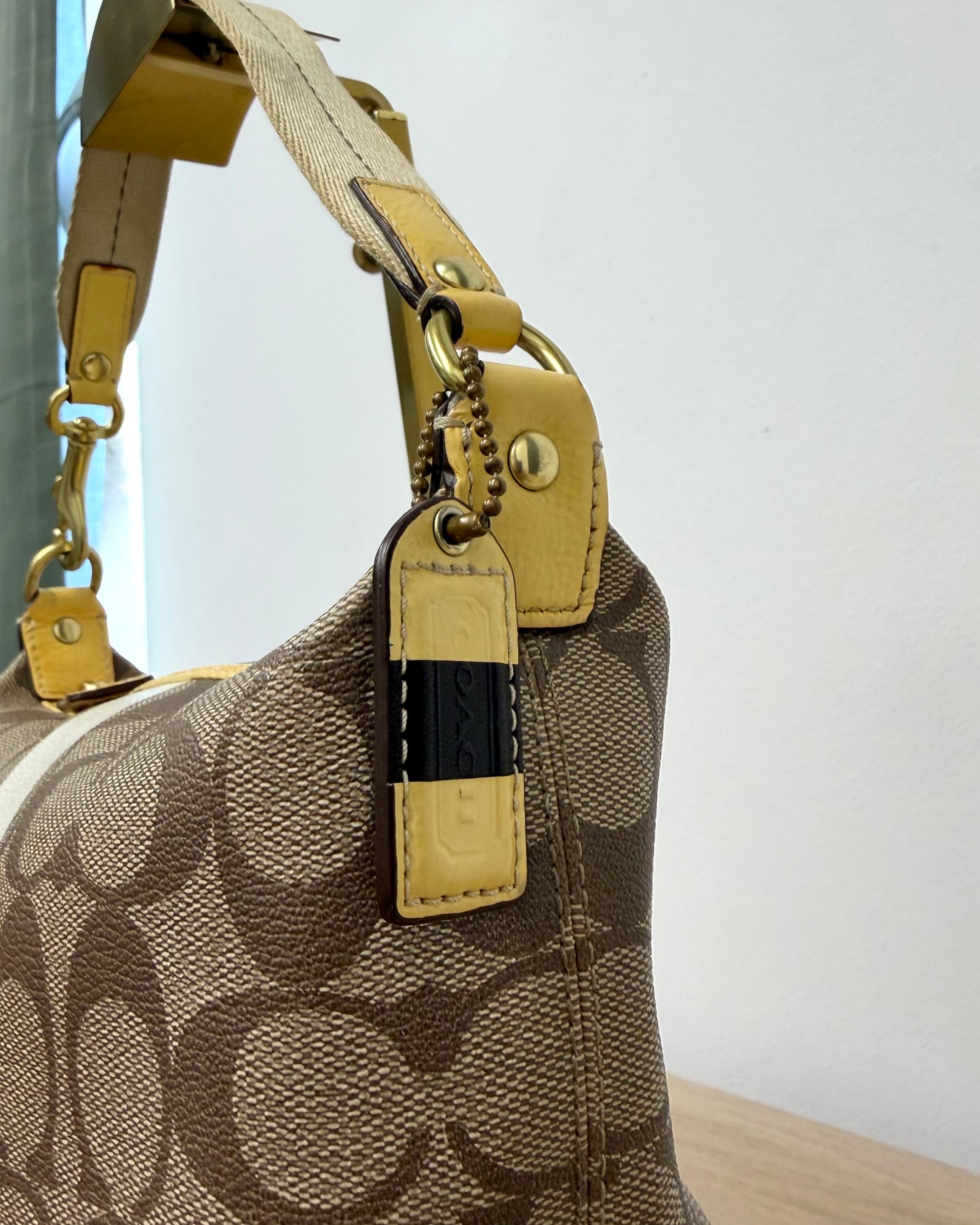Coach Heritage Stripe handbag