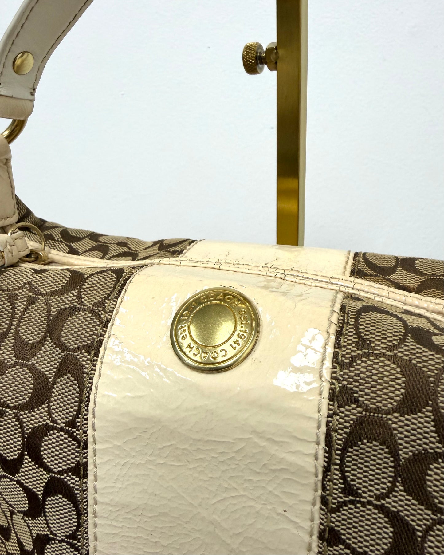 Coach Signature Canvas Hobo