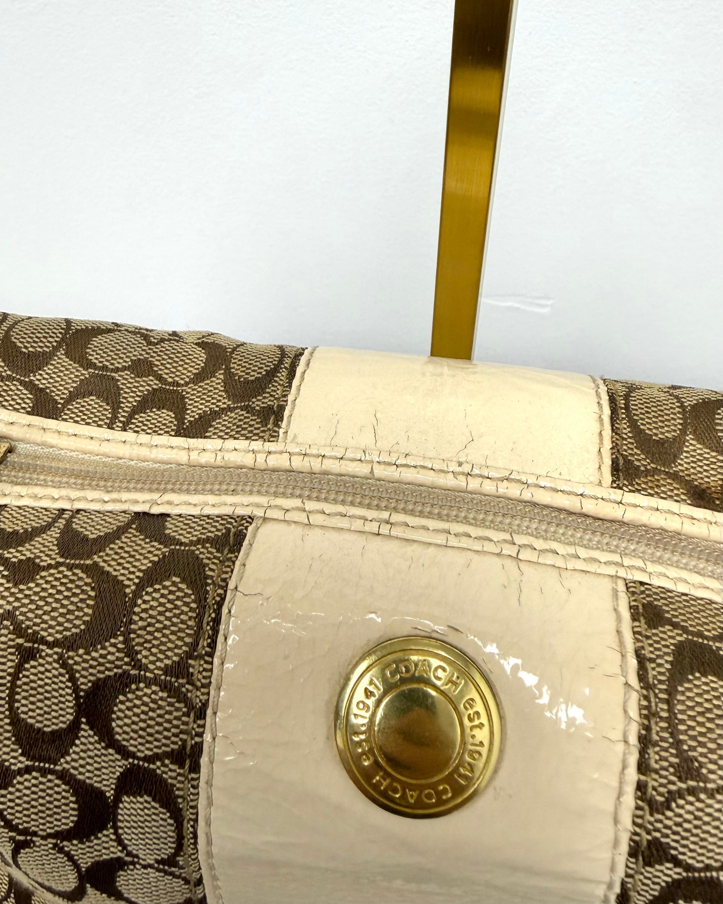 Coach Signature Canvas Hobo