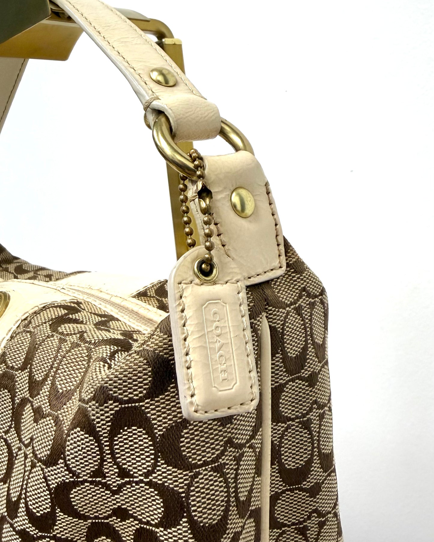 Coach Signature Canvas Hobo
