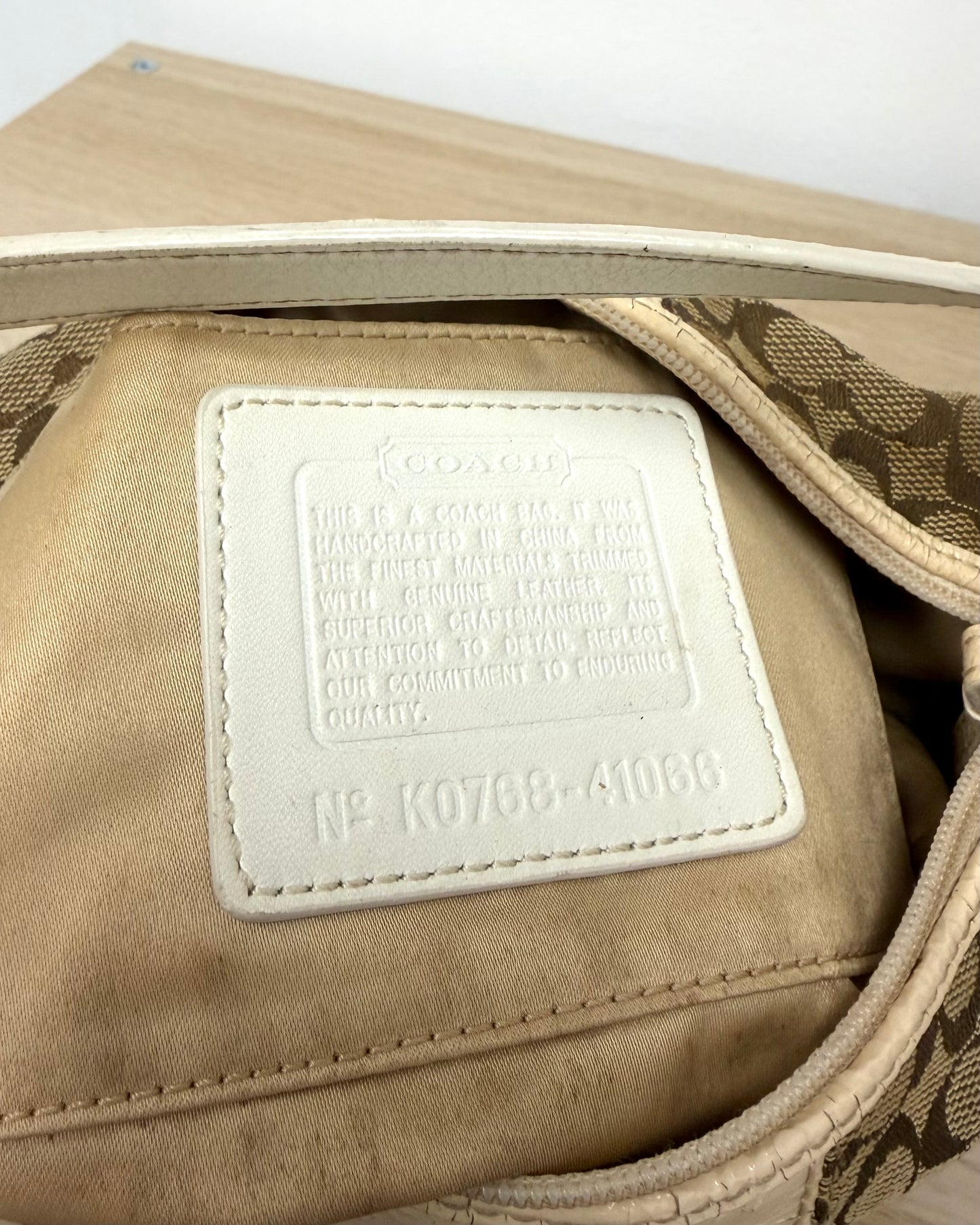 Coach Signature Canvas Hobo