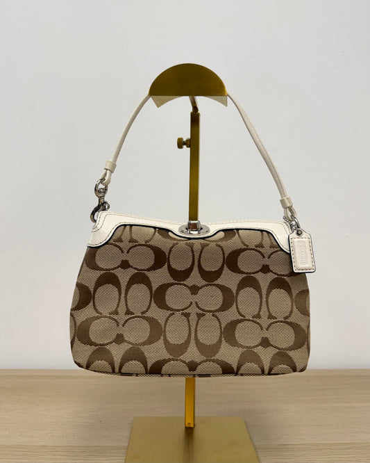 Coach Mini Turn Lock wristlet bag