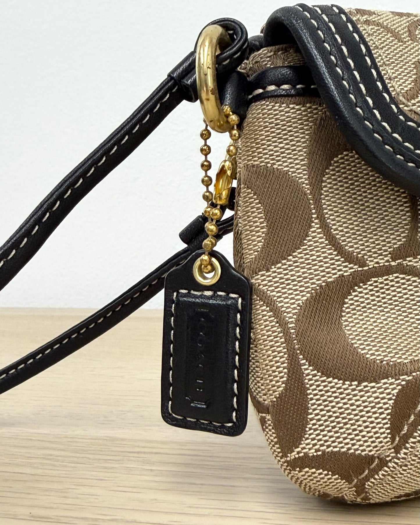 Coach Legacy Signature Turnlock Wristlet