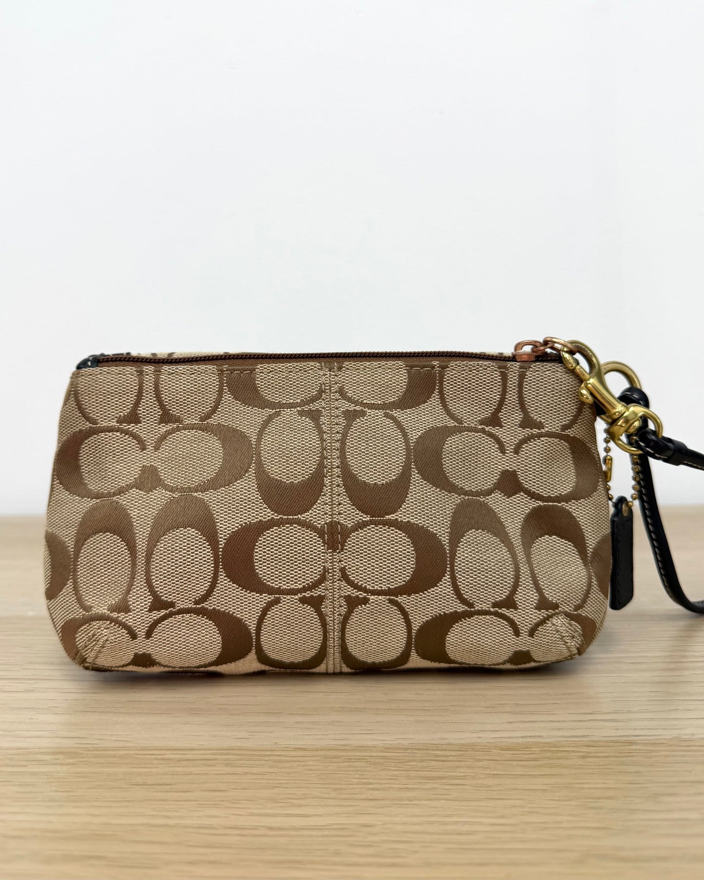 Coach Legacy Signature Turnlock Wristlet