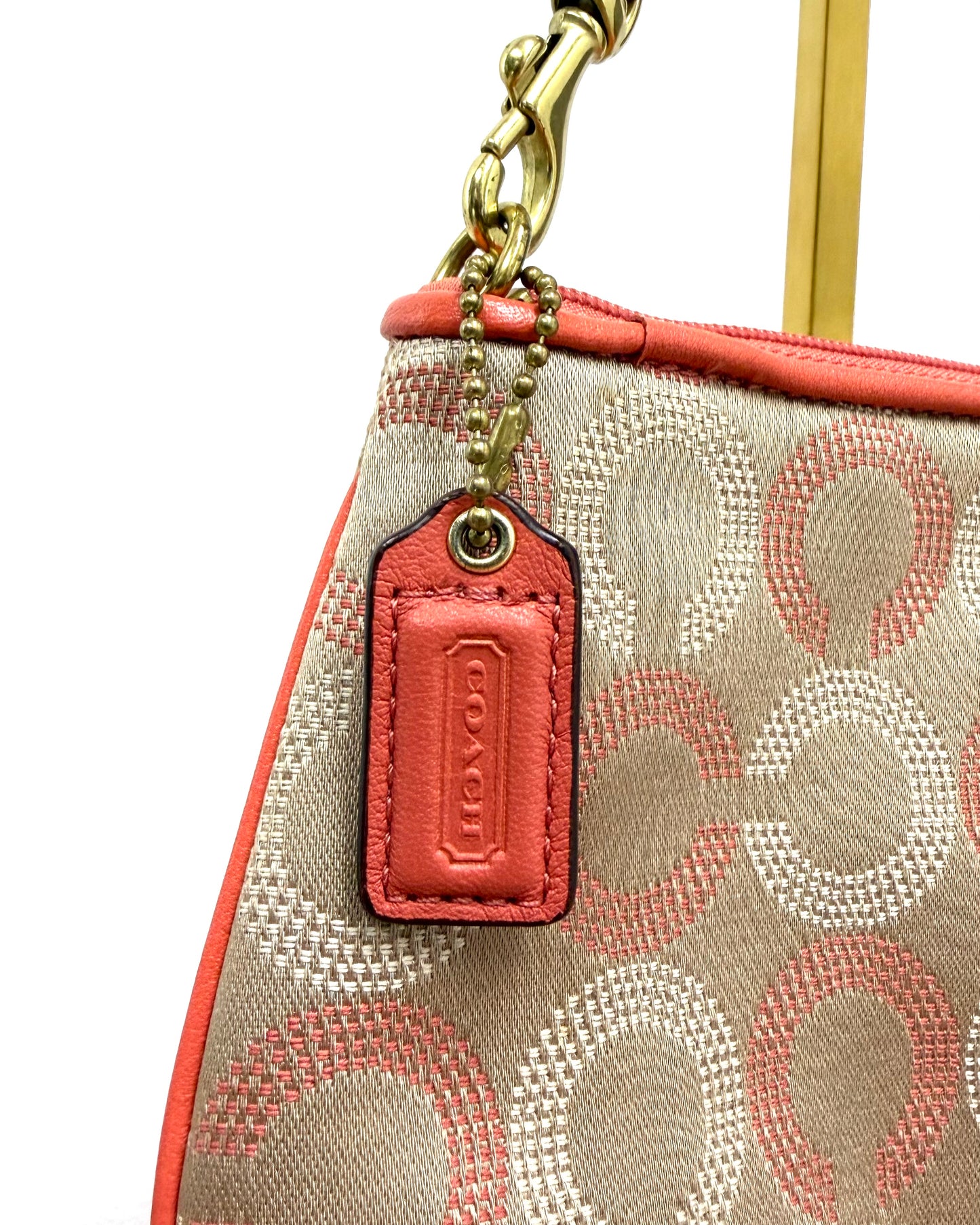 Coach Ashley Dotted Op Art Large Wristlet