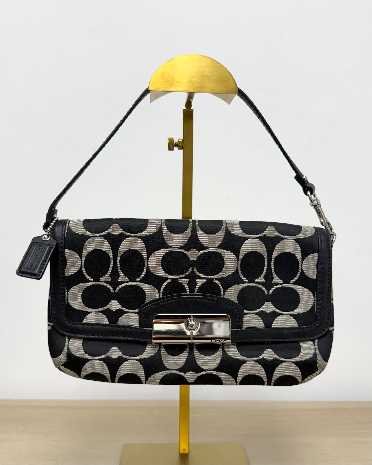 Coach Kristin Signature Large Flap Wristlet