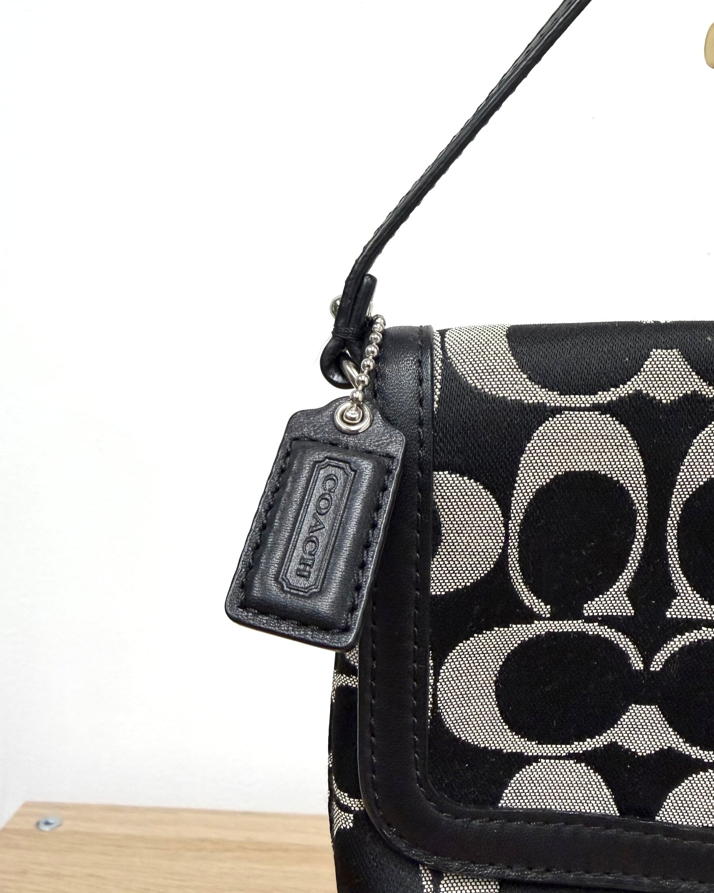 Coach Kristin Signature Large Flap Wristlet