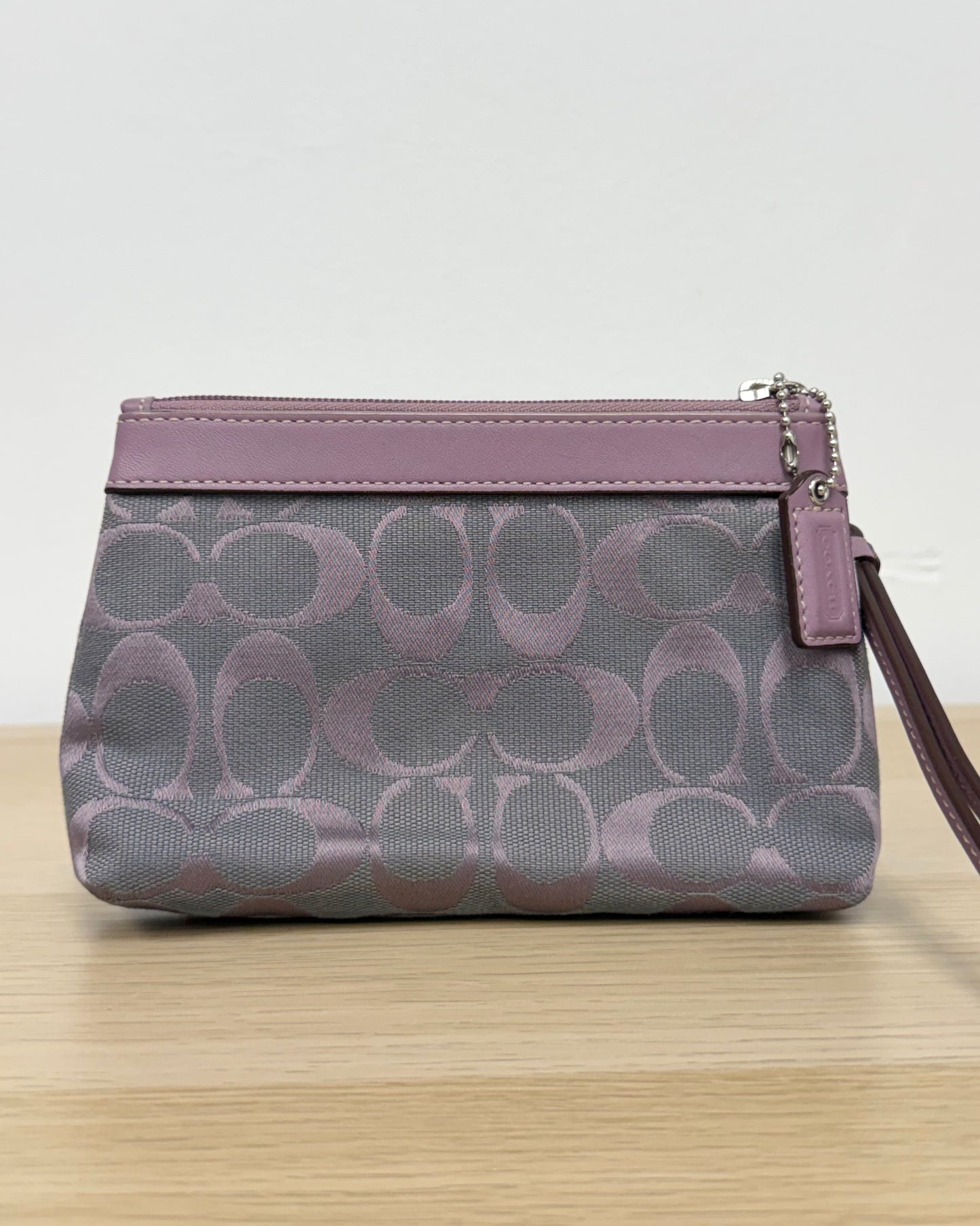 Coach Soho pleated wristlet