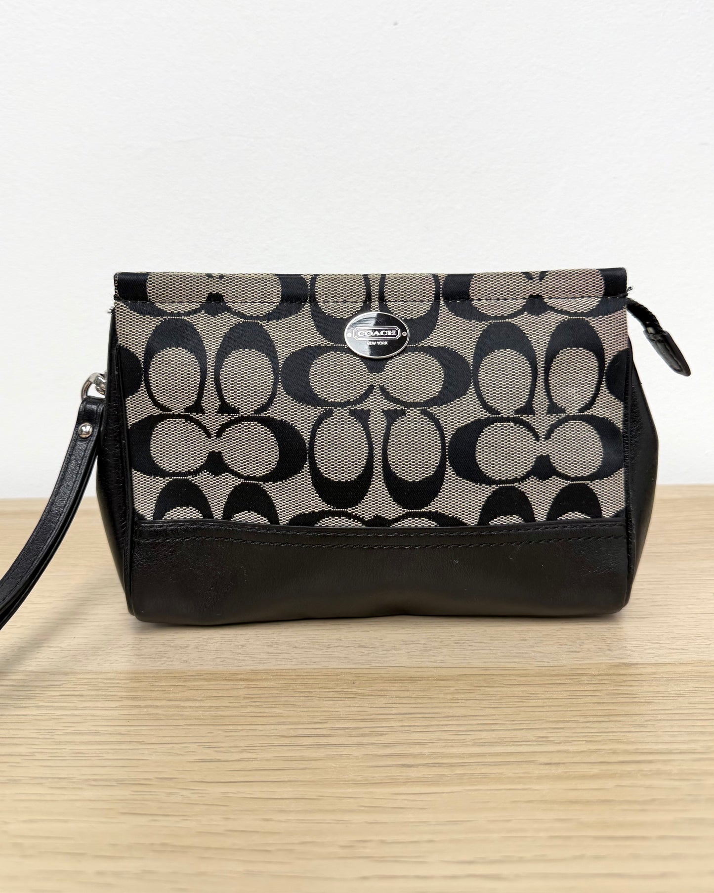 Coach Legacy Signature Large Wristlet