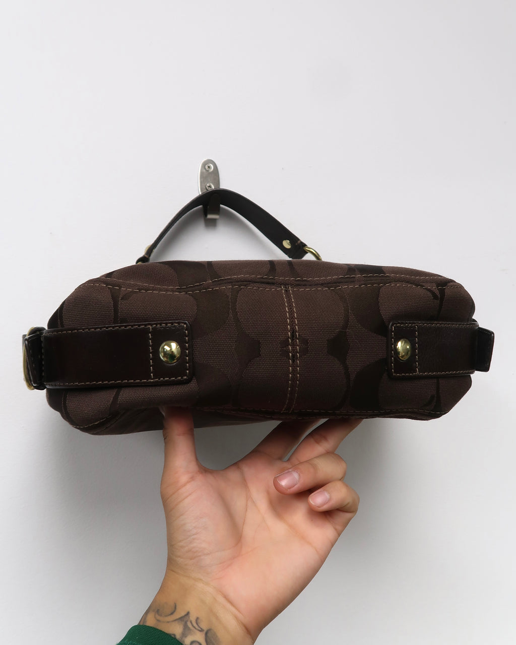 Brown Coach Zoe Hobo Bag