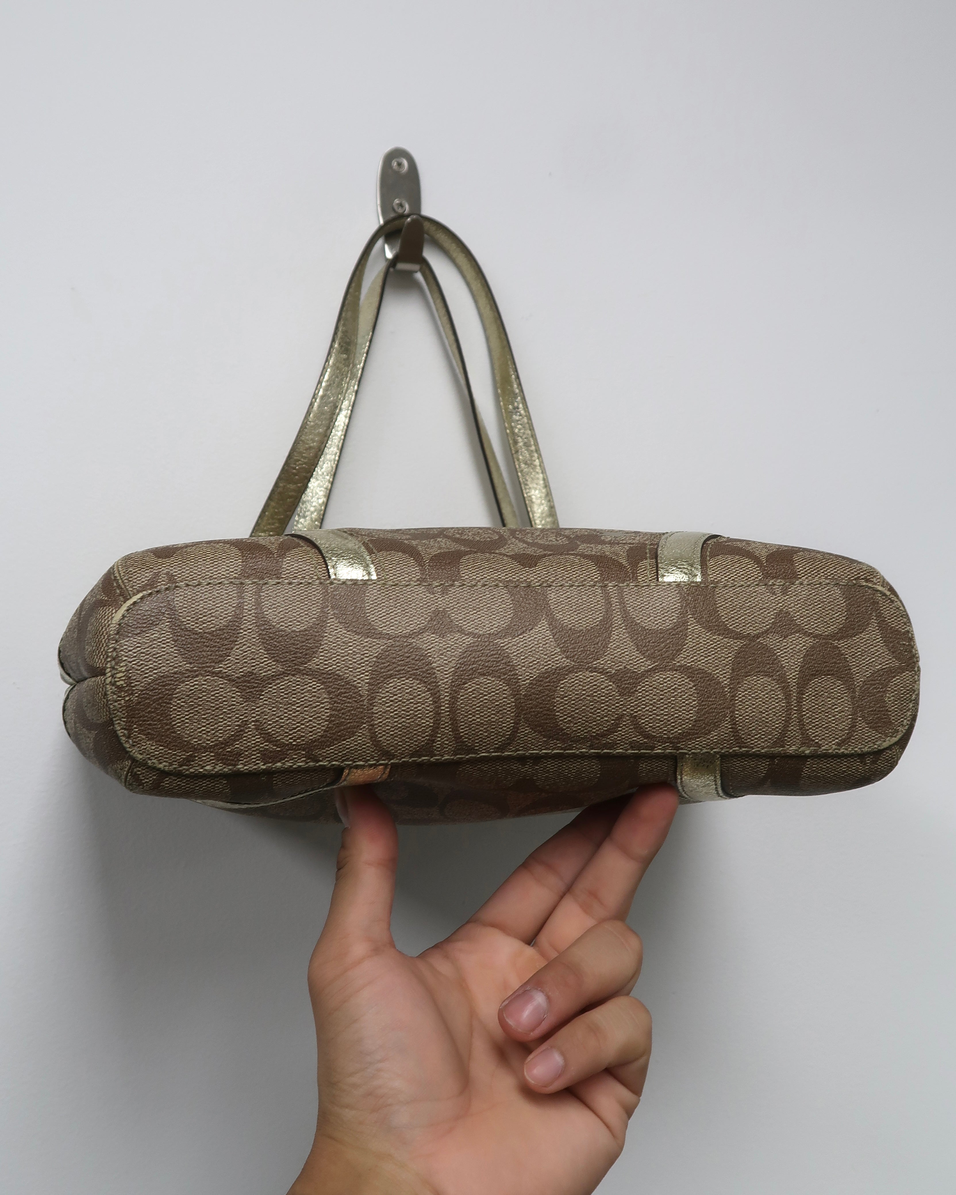 Coach Heritage Star Print Signature C Tote Bag