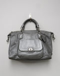 Coach Campbell Turnlock Leather Satchel