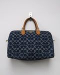 Coach Rowan Large Satchel Signature Denim Bag