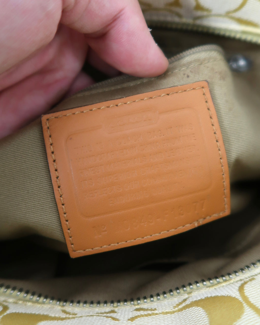 Coach Hamptons Tote Bag