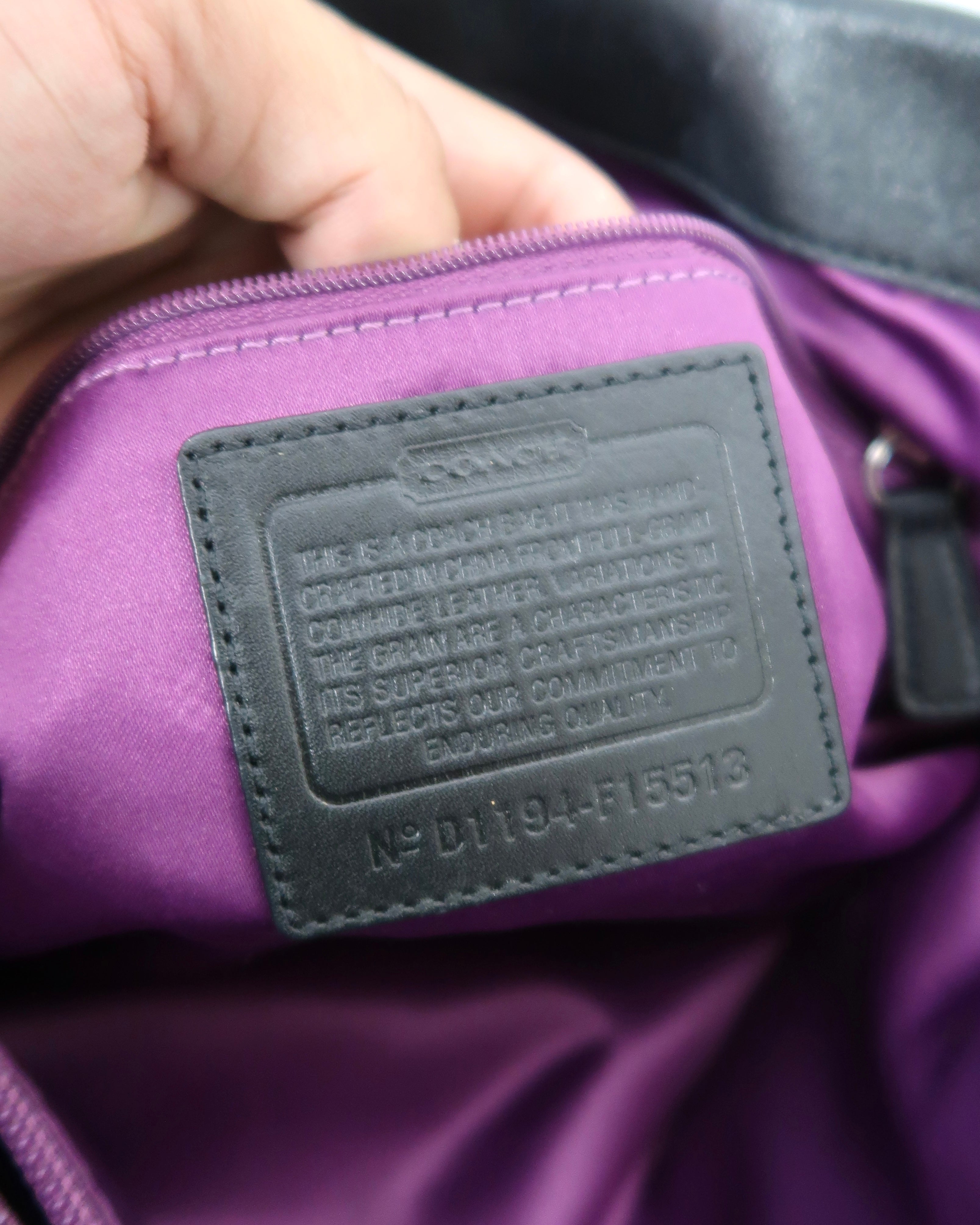 Black Coach Ashley 2-way Satchel