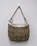 Tan Coach shoulder bag