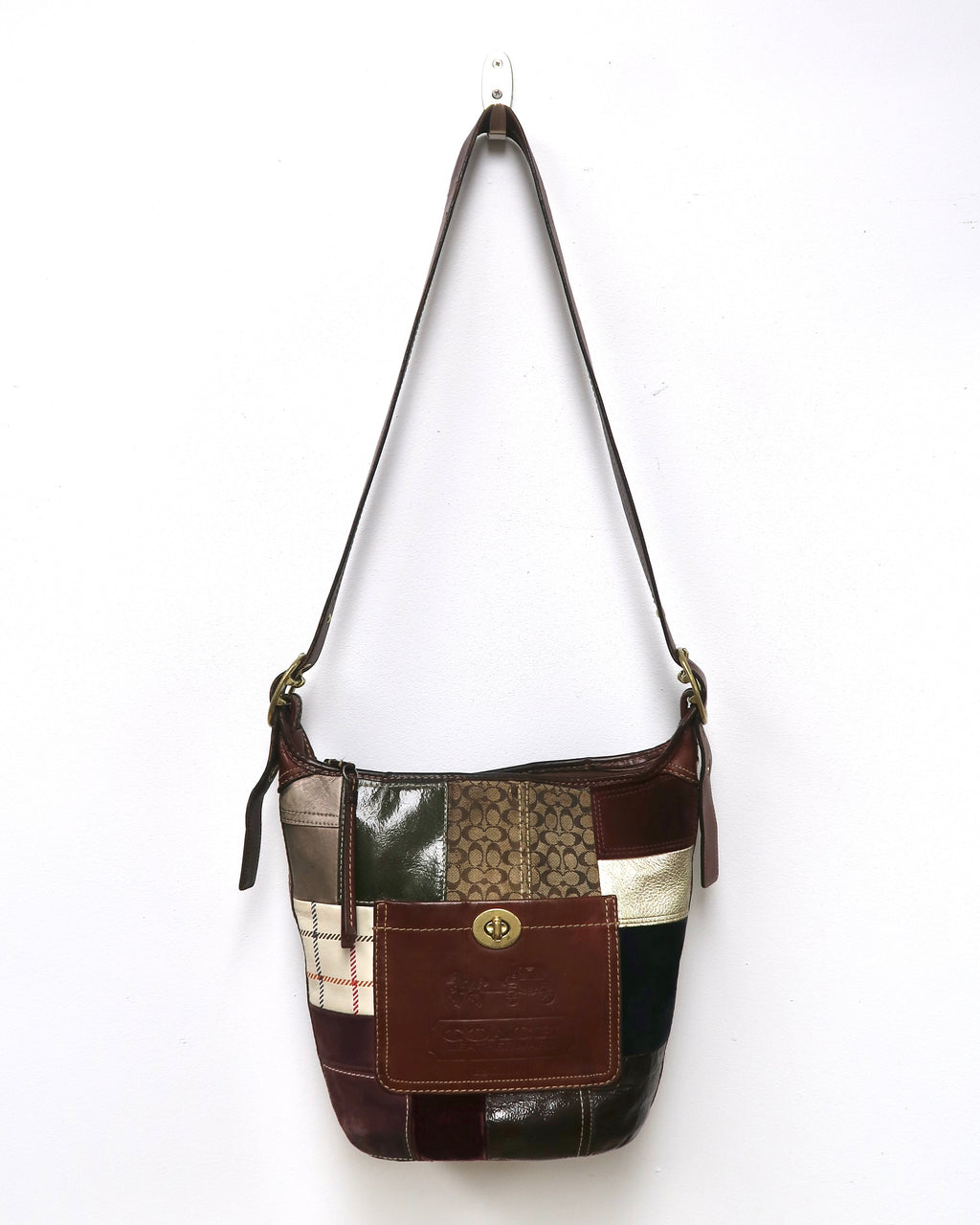 vintage Coach Bleecker Legacy Patchwork Crossbody