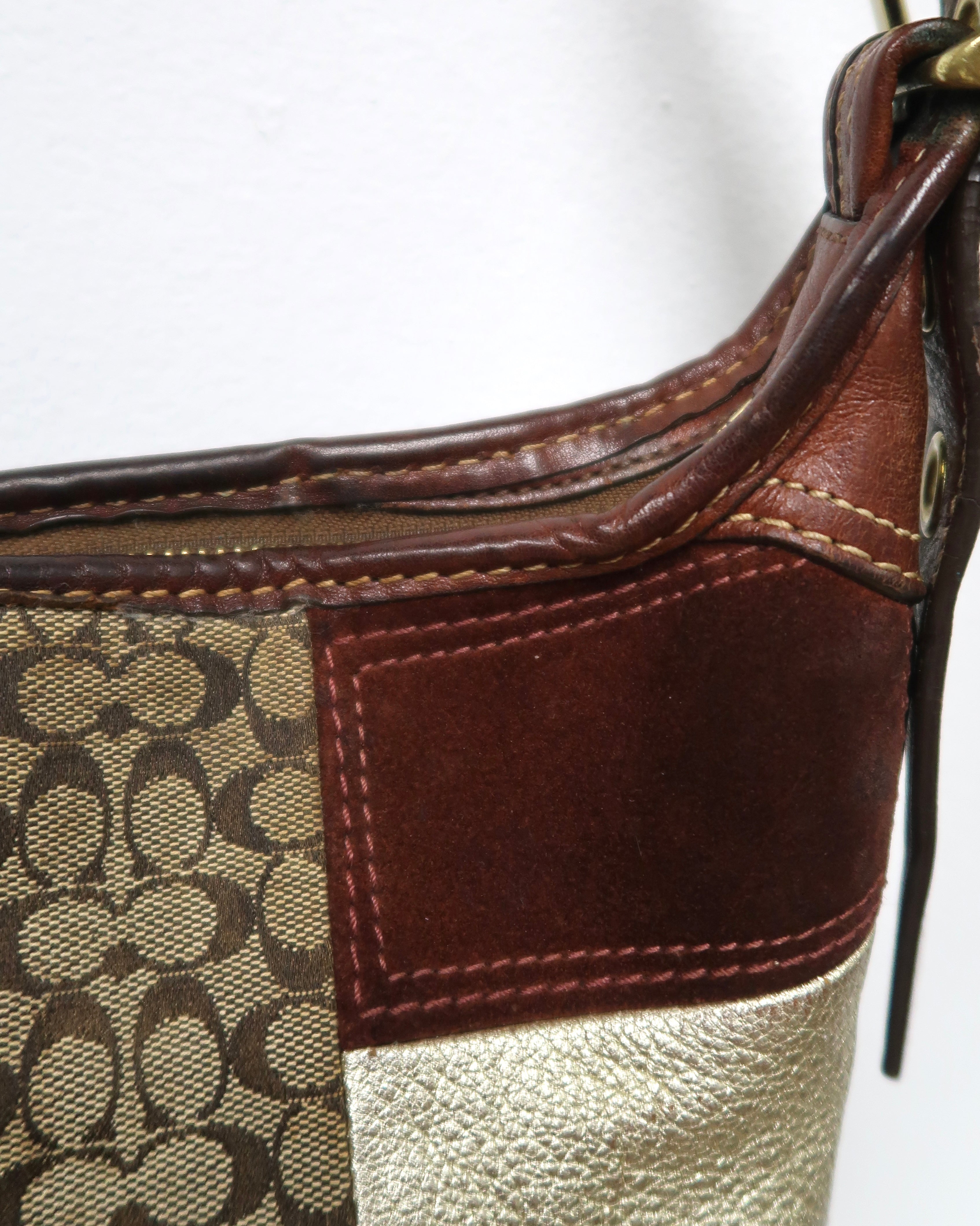 vintage Coach Bleecker Legacy Patchwork Crossbody