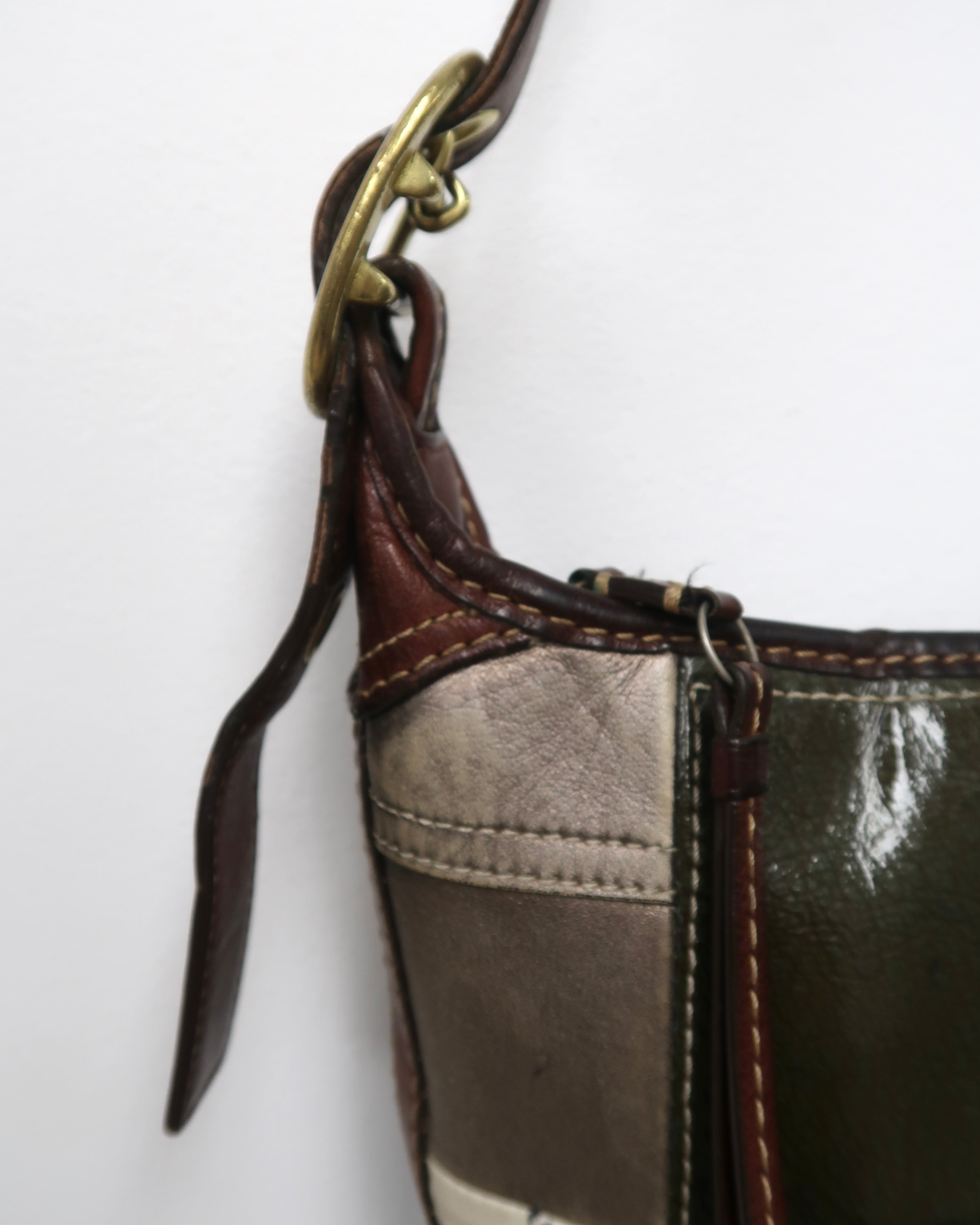 vintage Coach Bleecker Legacy Patchwork Crossbody