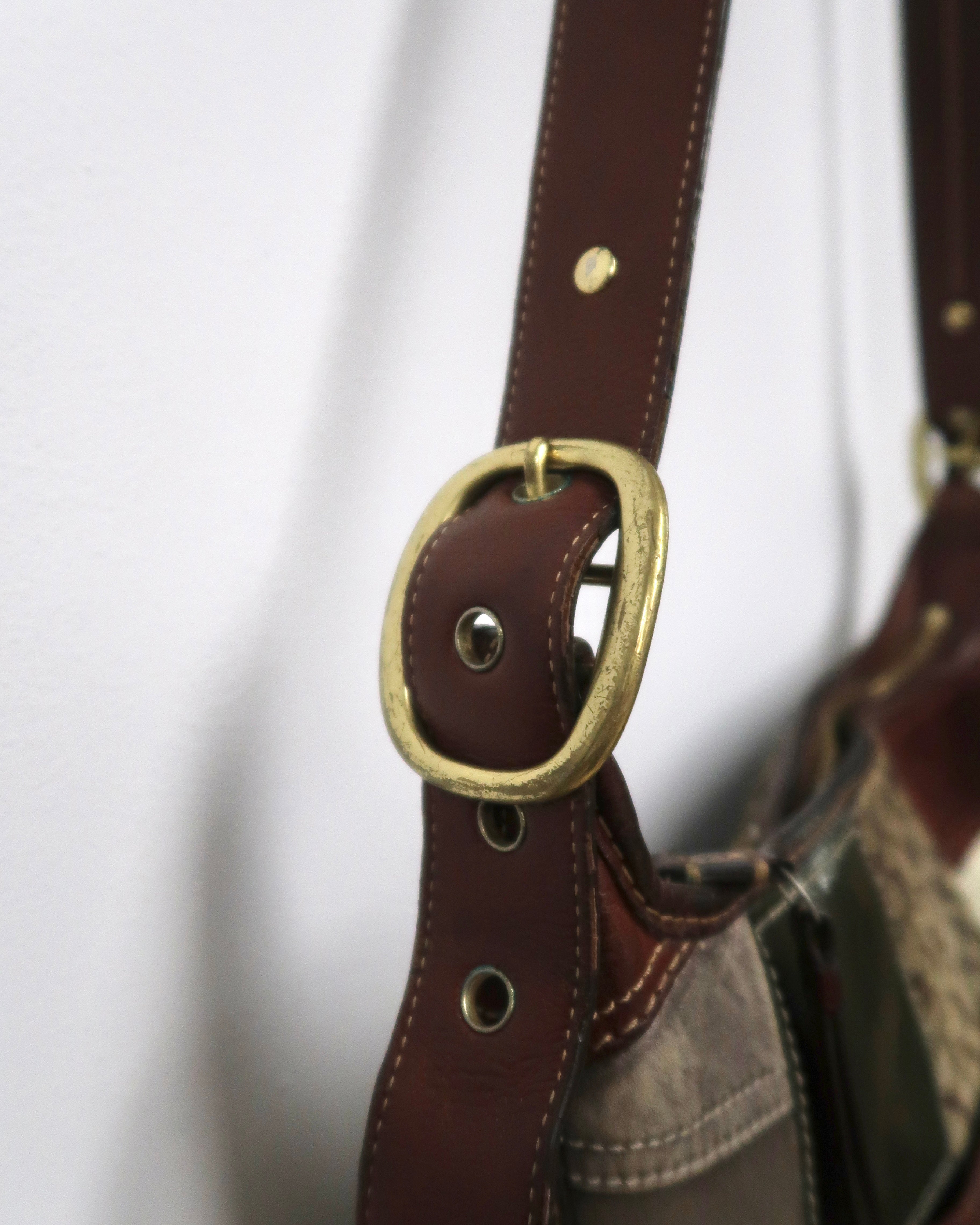 vintage Coach Bleecker Legacy Patchwork Crossbody