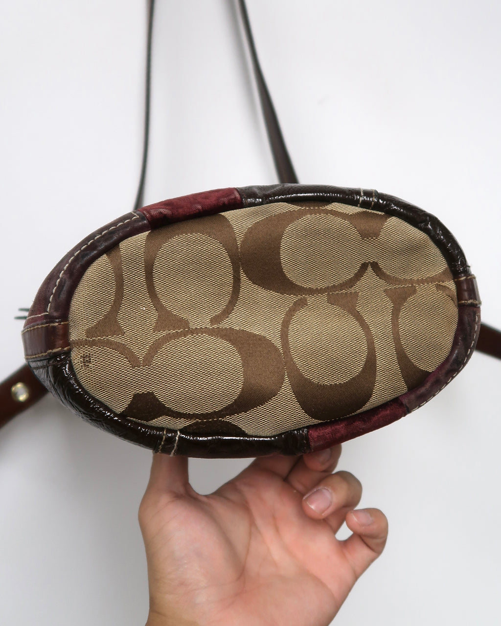 vintage Coach Bleecker Legacy Patchwork Crossbody