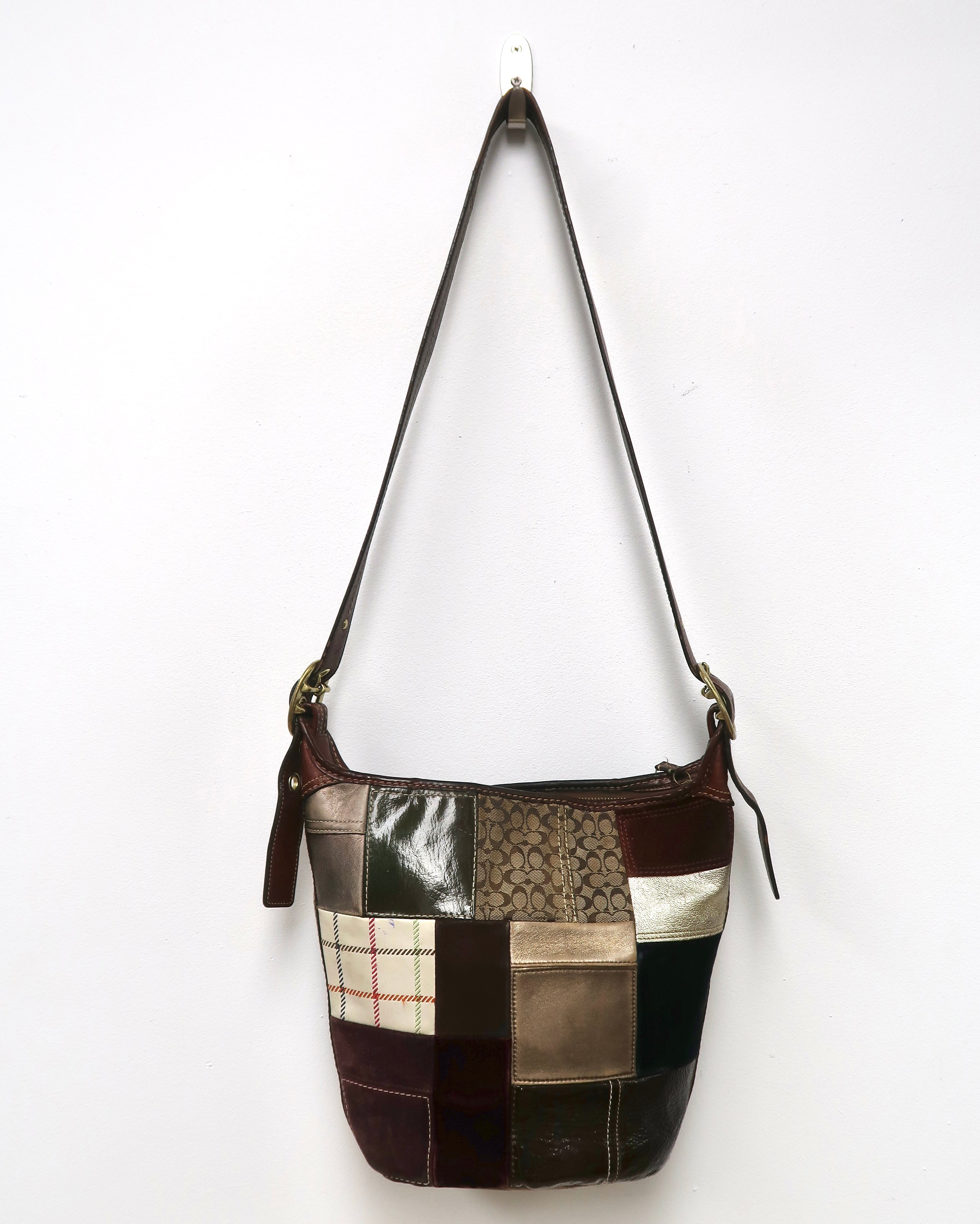 vintage Coach Bleecker Legacy Patchwork Crossbody