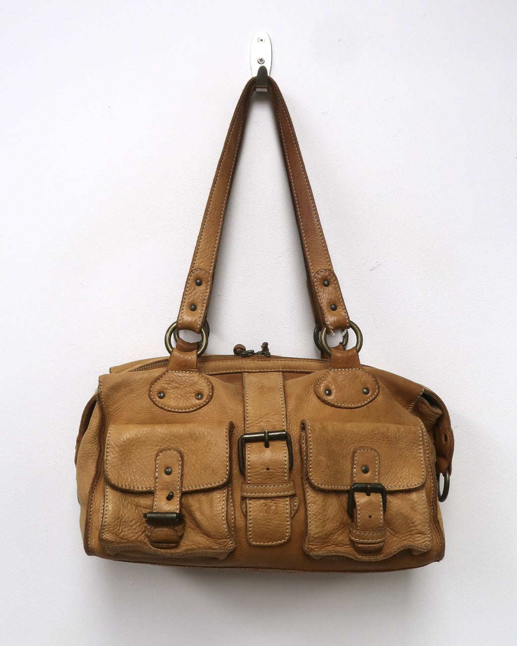 tan leather Mulberry Roxanne satchel