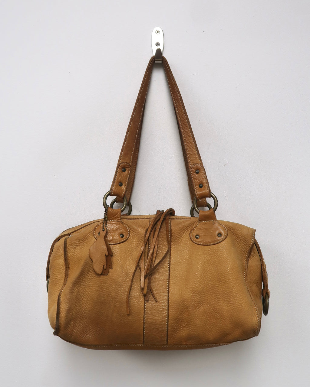tan leather Mulberry Roxanne satchel