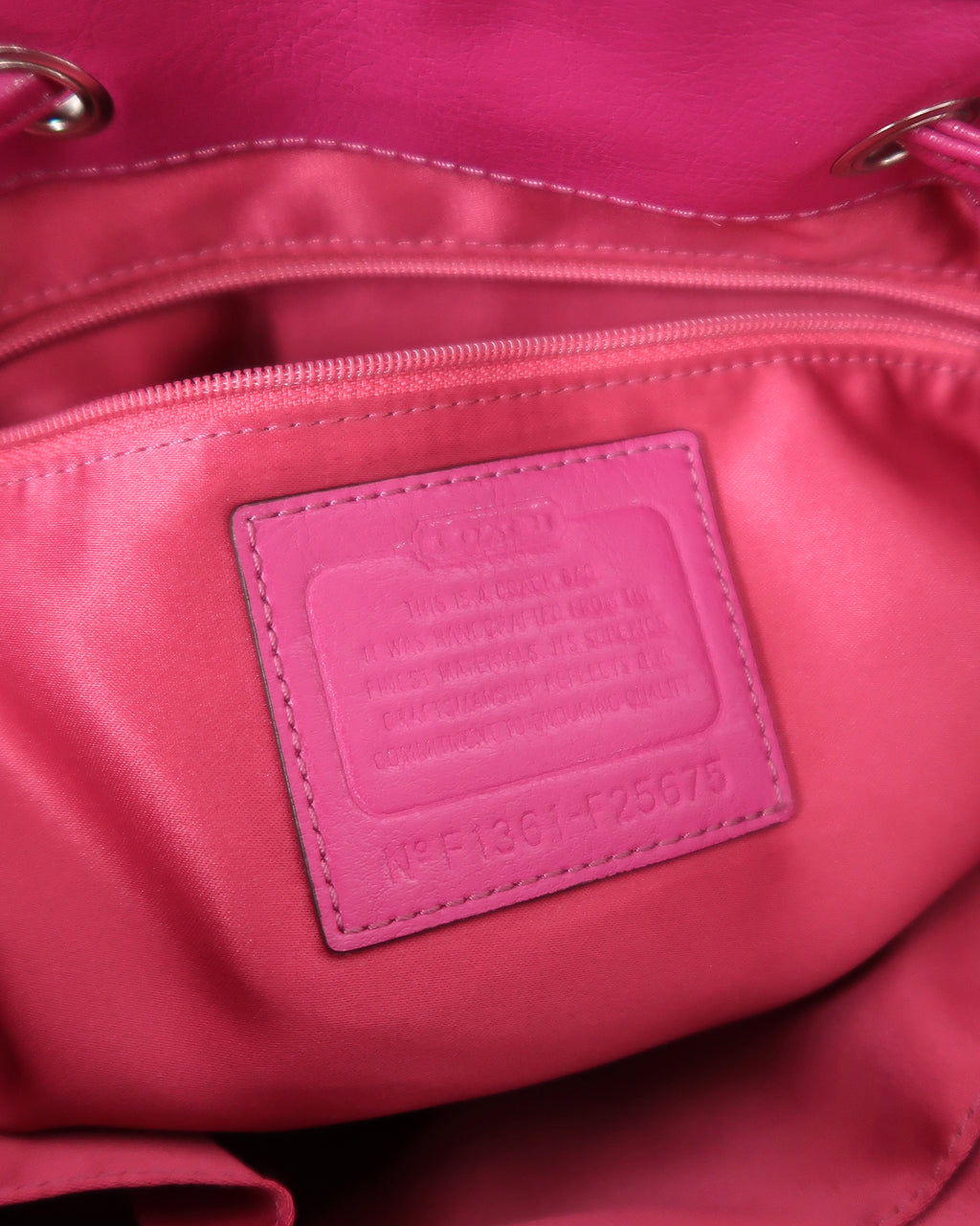 Coach Daisy Outline Signature Monogram