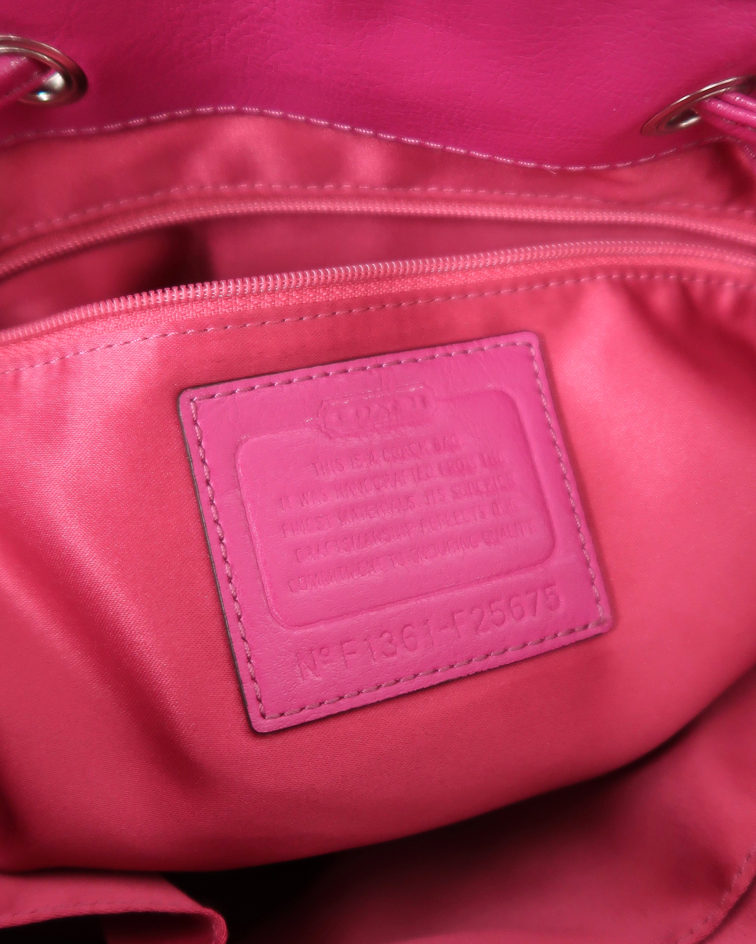 Coach Daisy Outline Signature Monogram