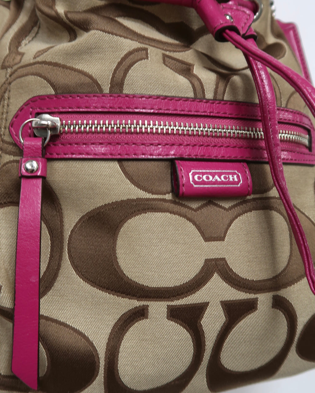 Coach Daisy Outline Signature Monogram