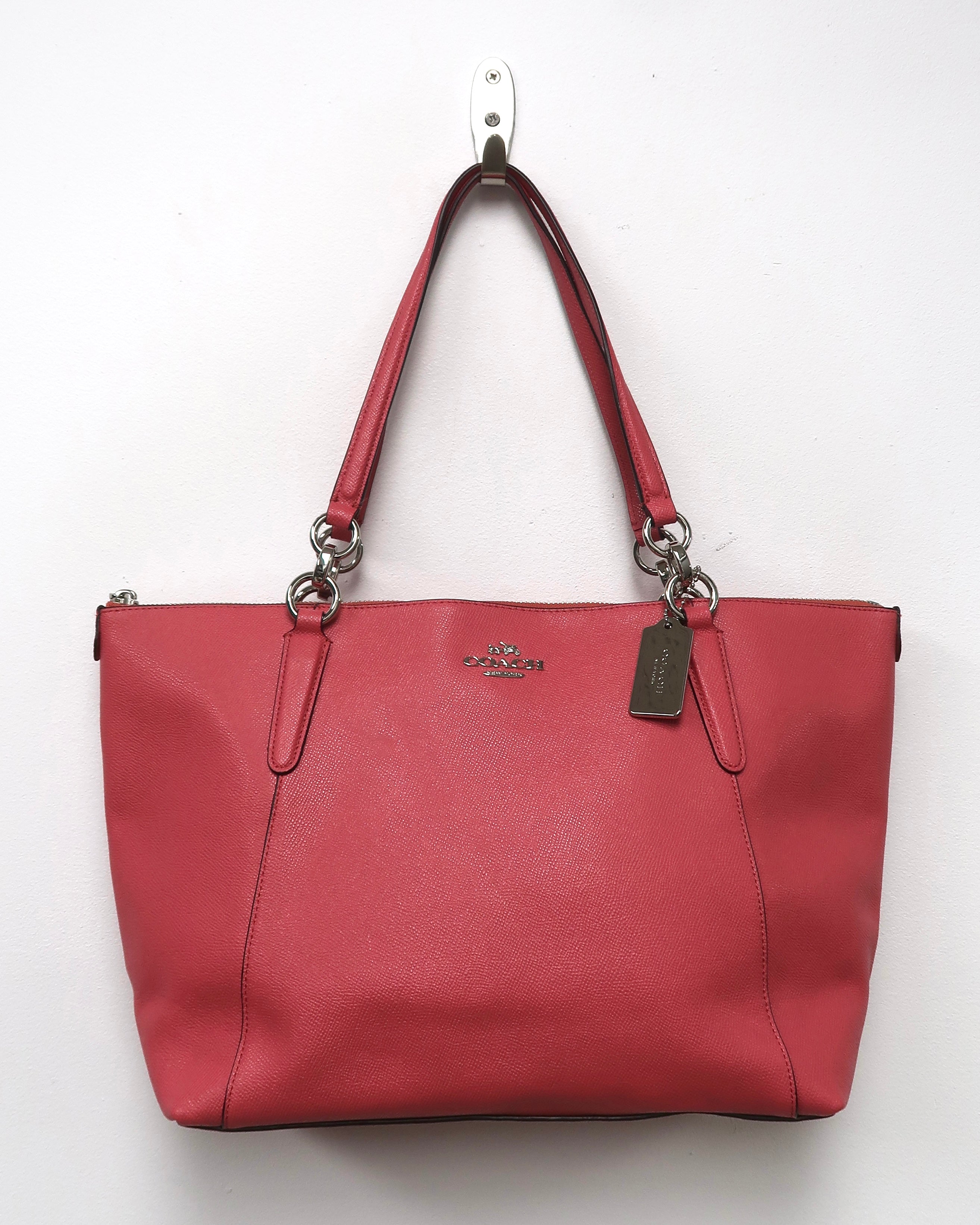 Pink Coach Ava tote