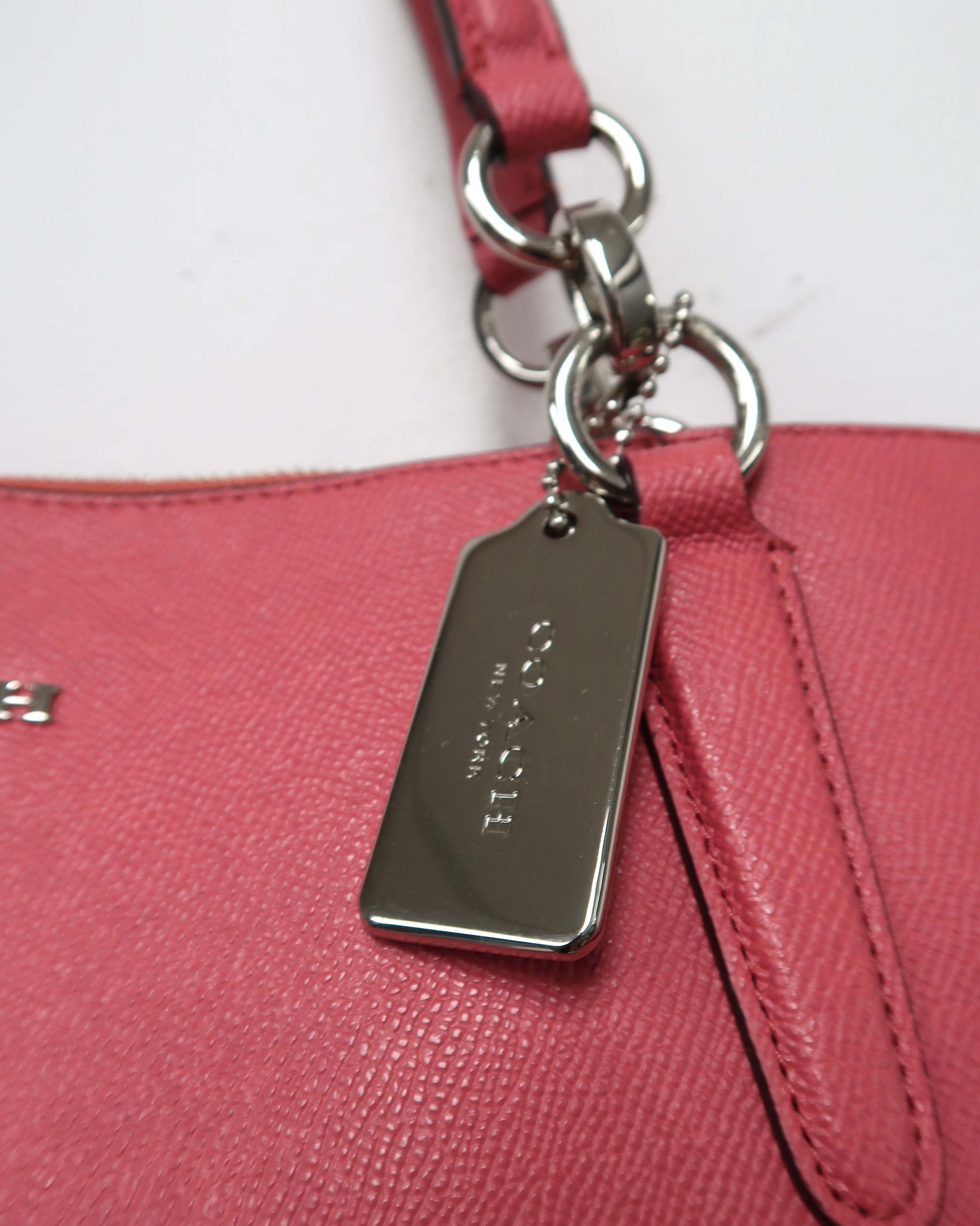 Pink Coach Ava tote