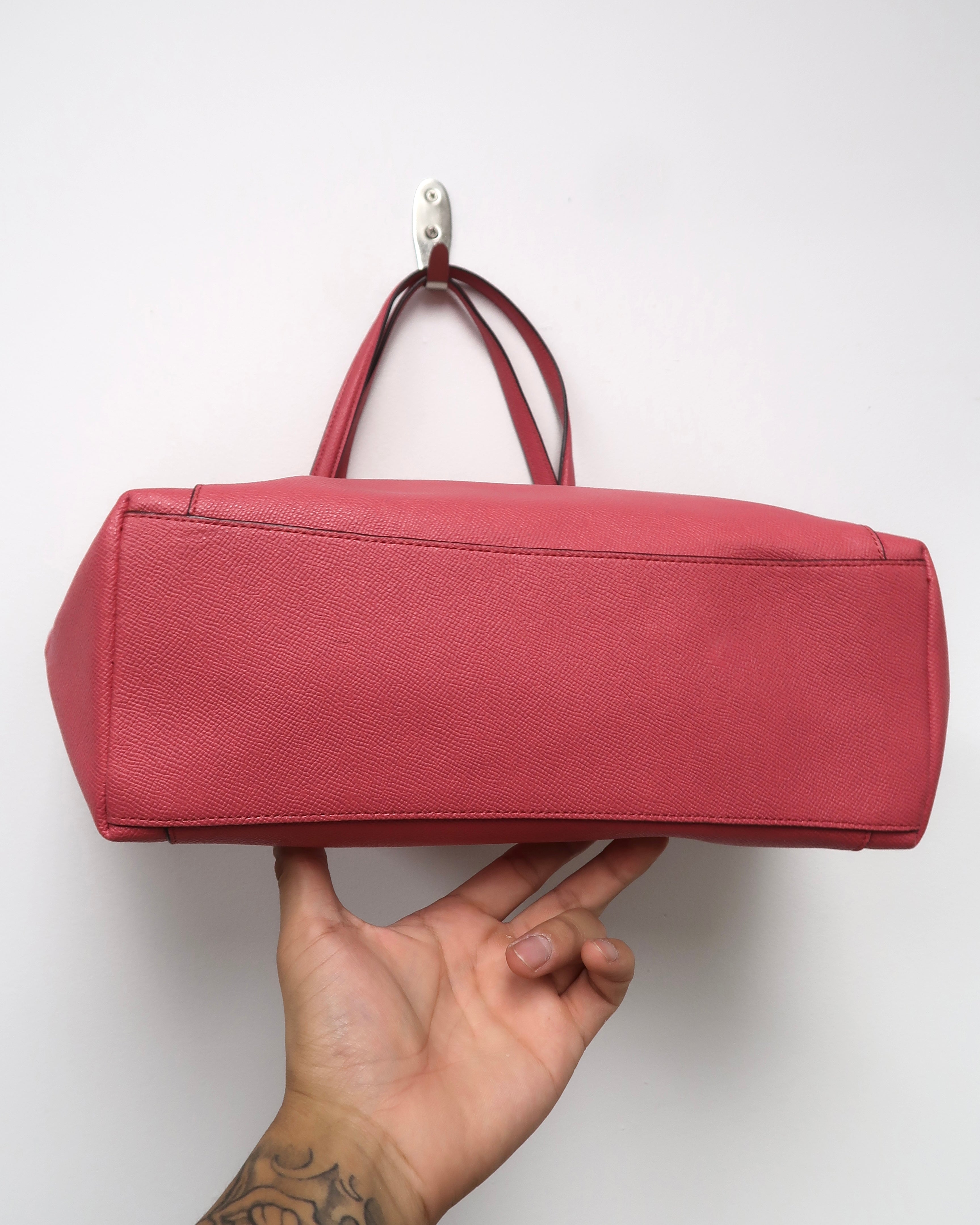 Pink Coach Ava tote