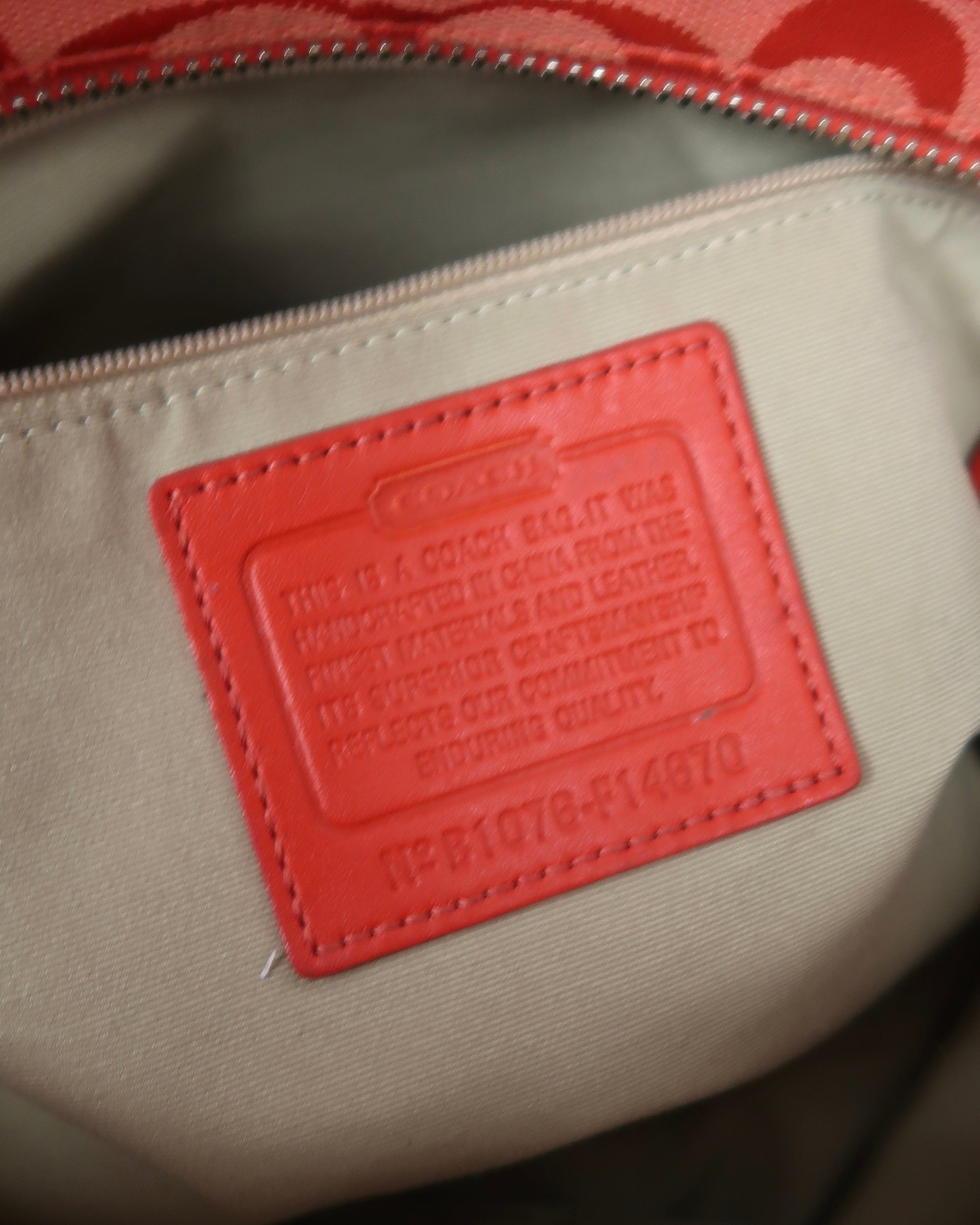 Coach Signature Gallery Tote