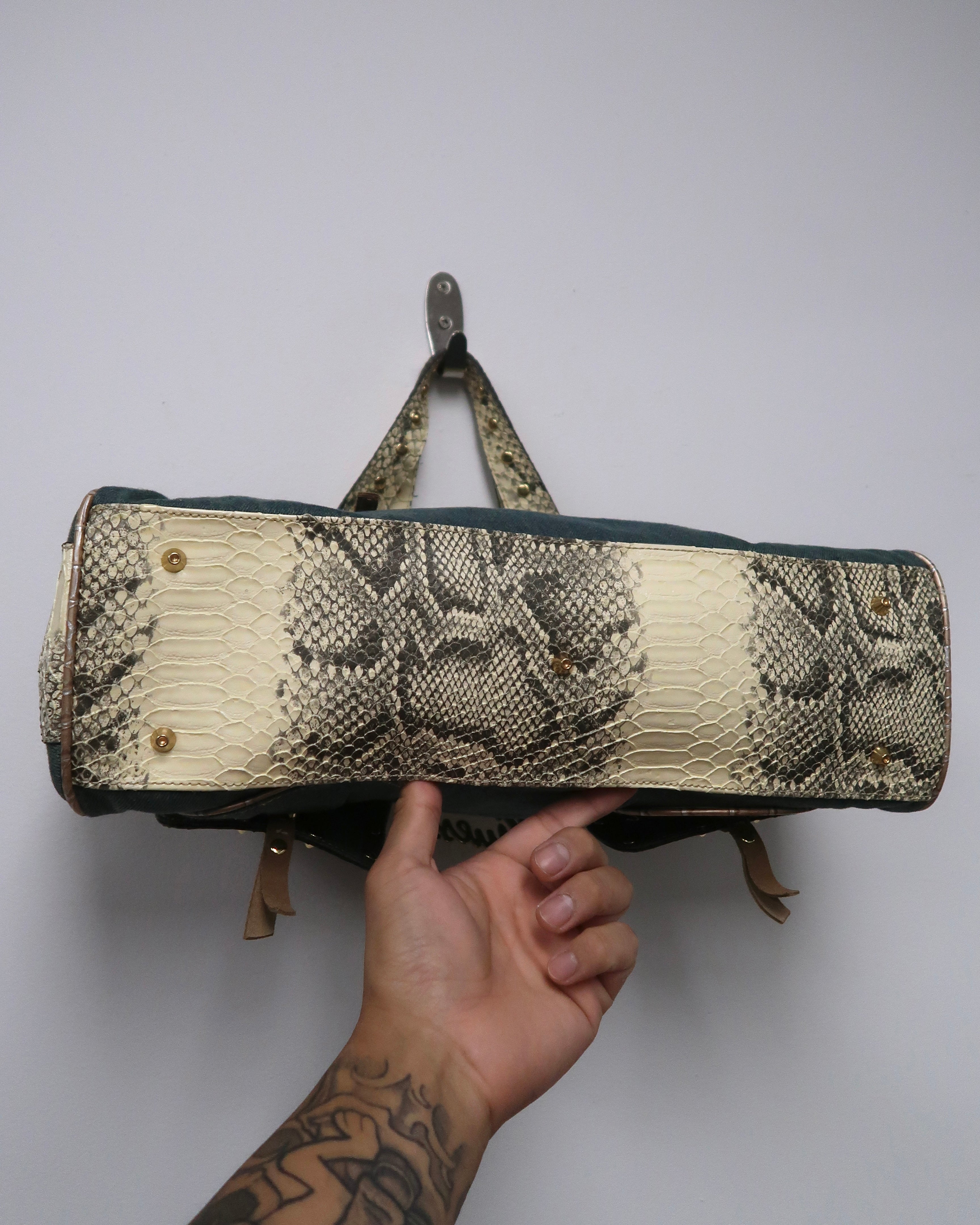 Vintage Guess Denim Shoulder Bag