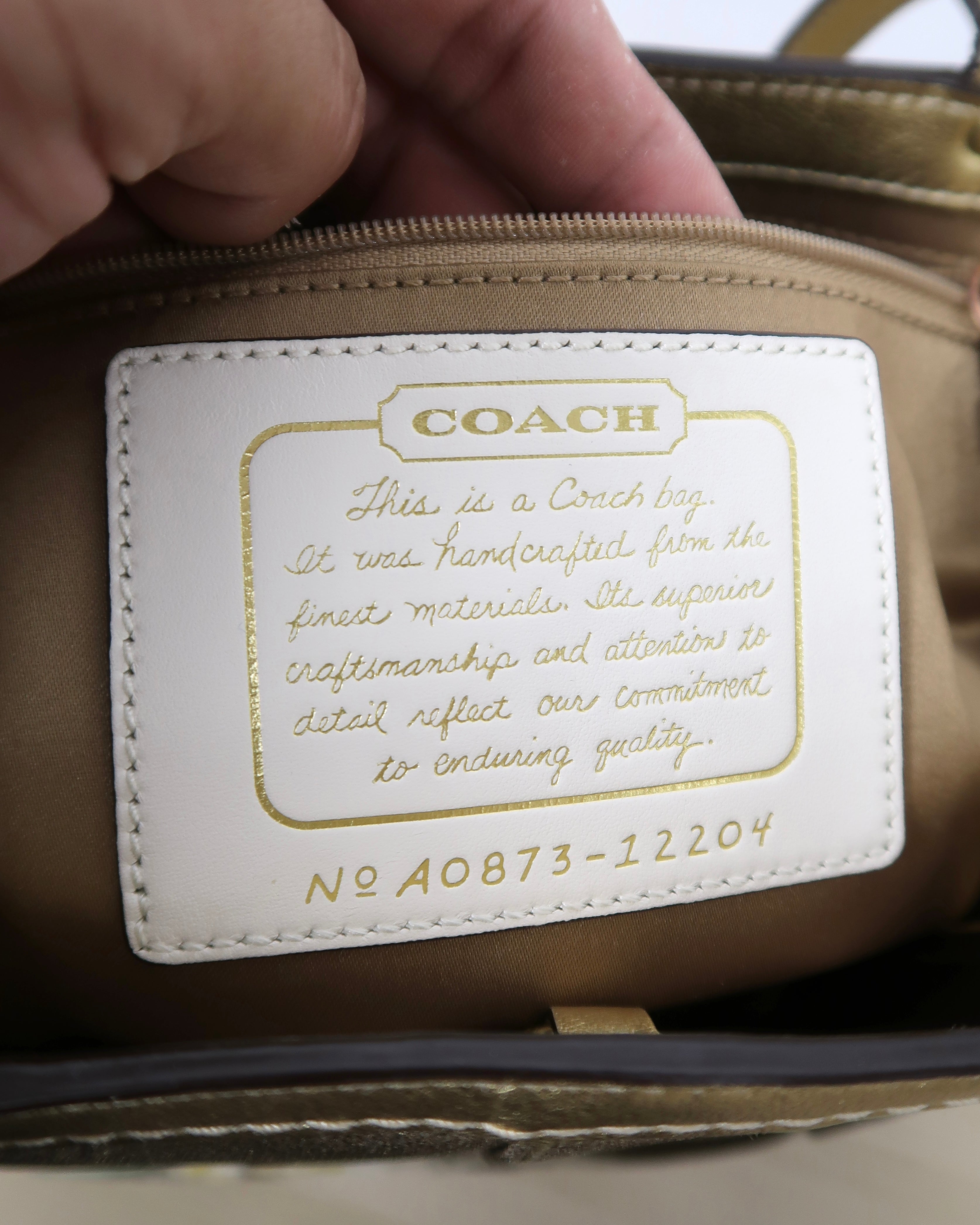 Coach Signature Tote
