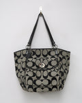 Coach Leah signature canvas tote
