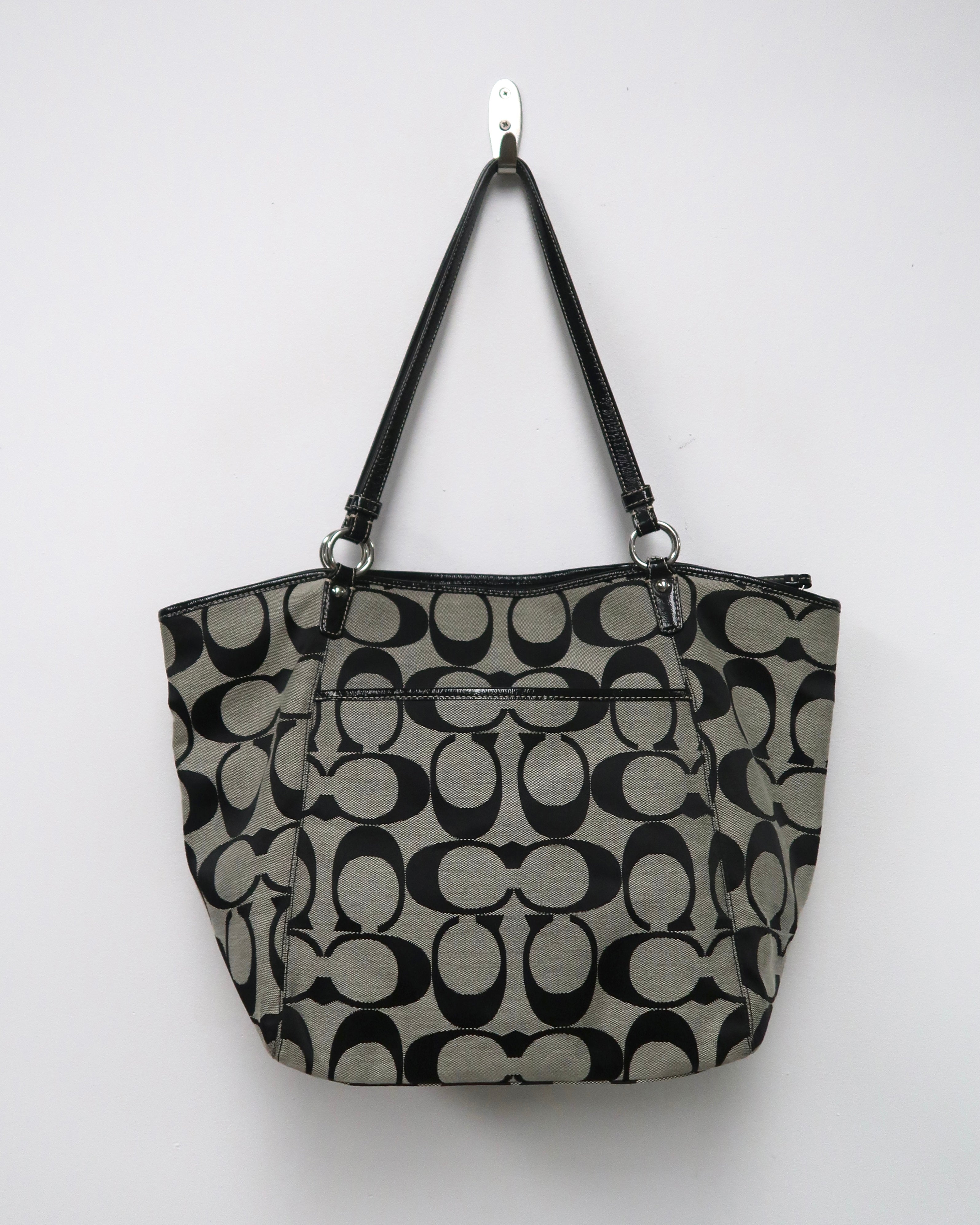 Coach Leah signature canvas tote