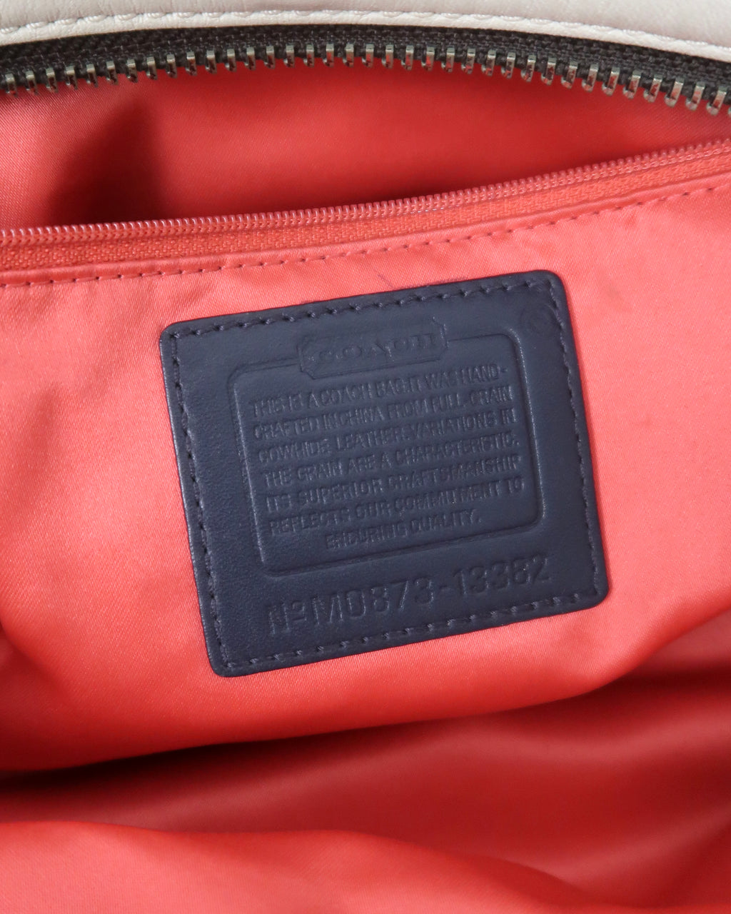 COACH Bonnie leather satchel
