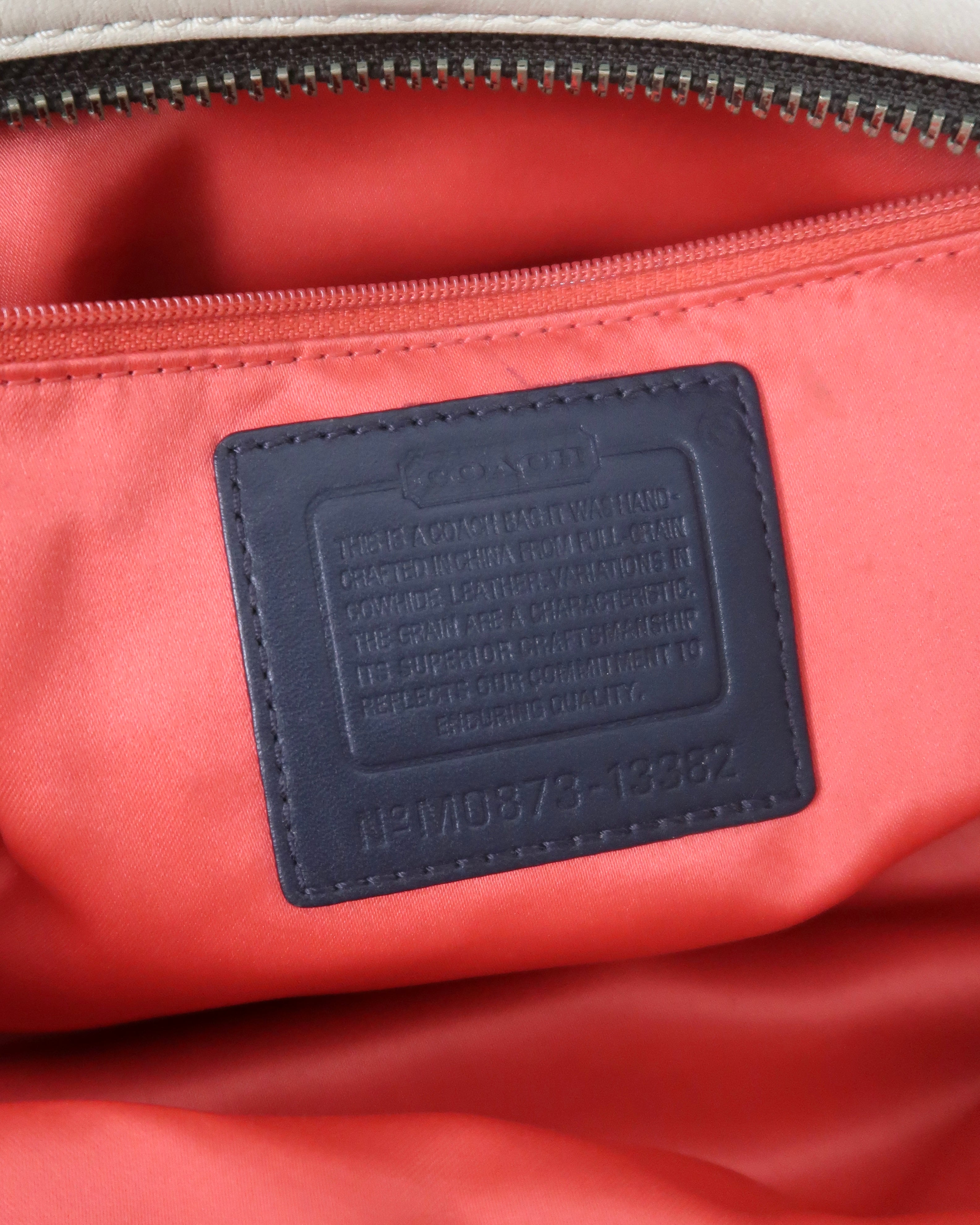COACH Bonnie leather satchel
