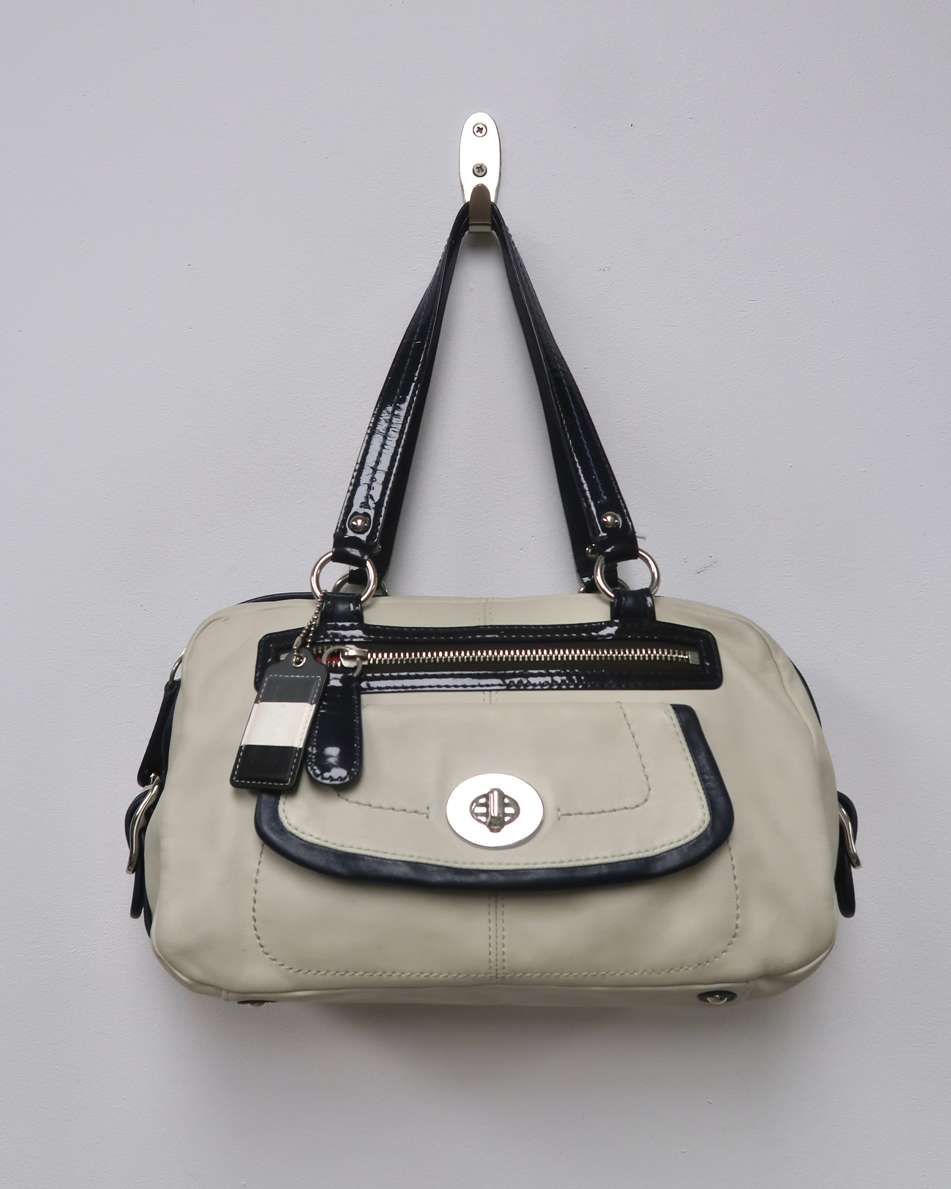 COACH Bonnie leather satchel