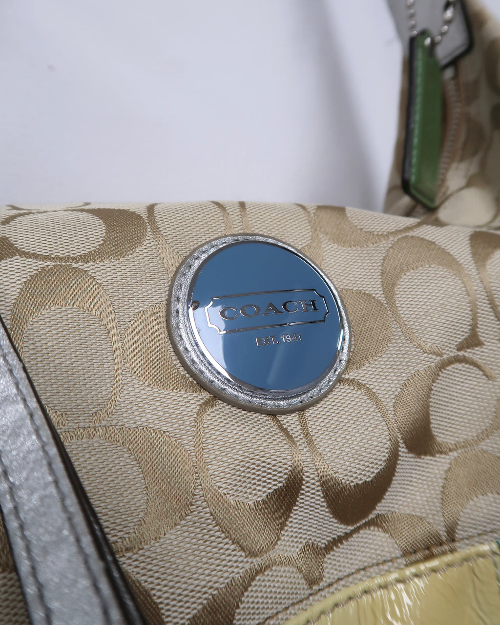 Y2K Coach signature hobo bag