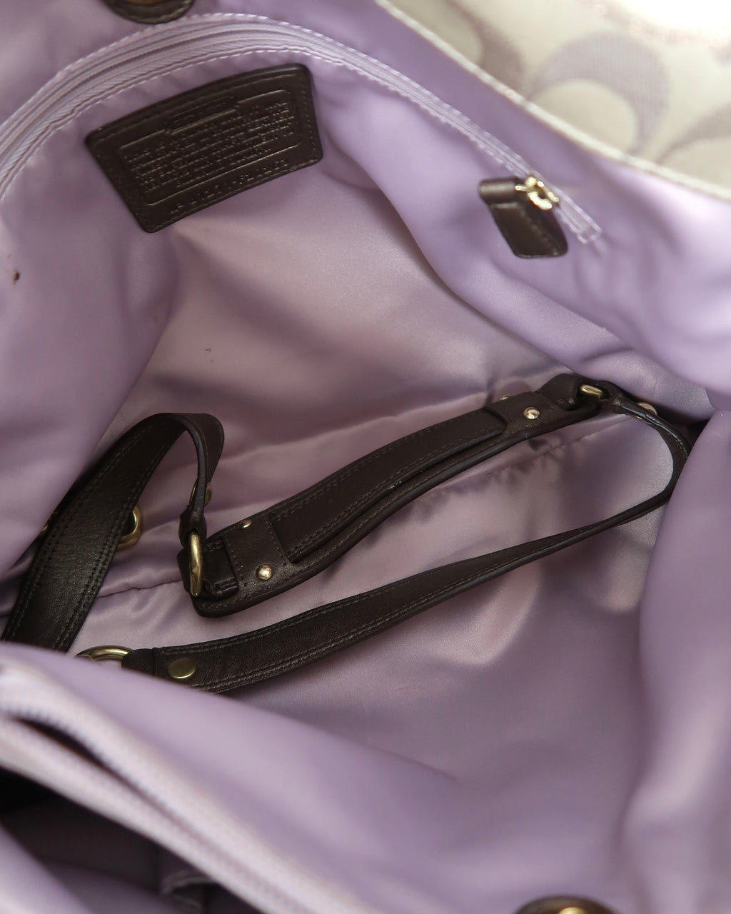 Coach Ashley Signature Sateen Carryall