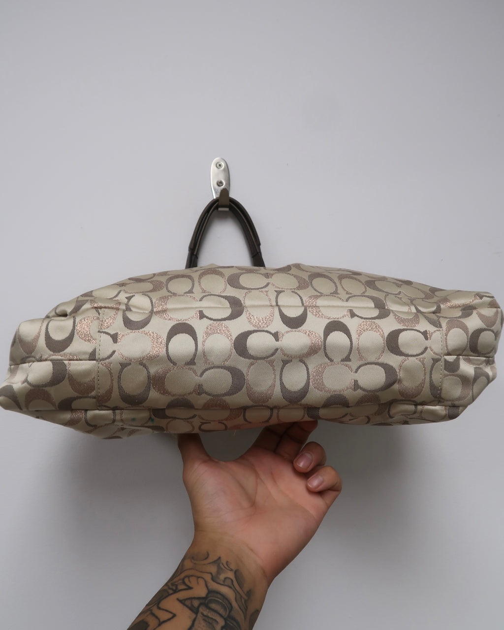 Coach Ashley Signature Sateen Carryall