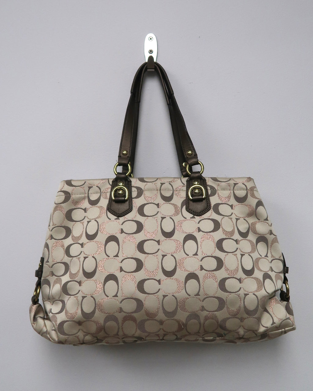 Coach Ashley Signature Sateen Carryall